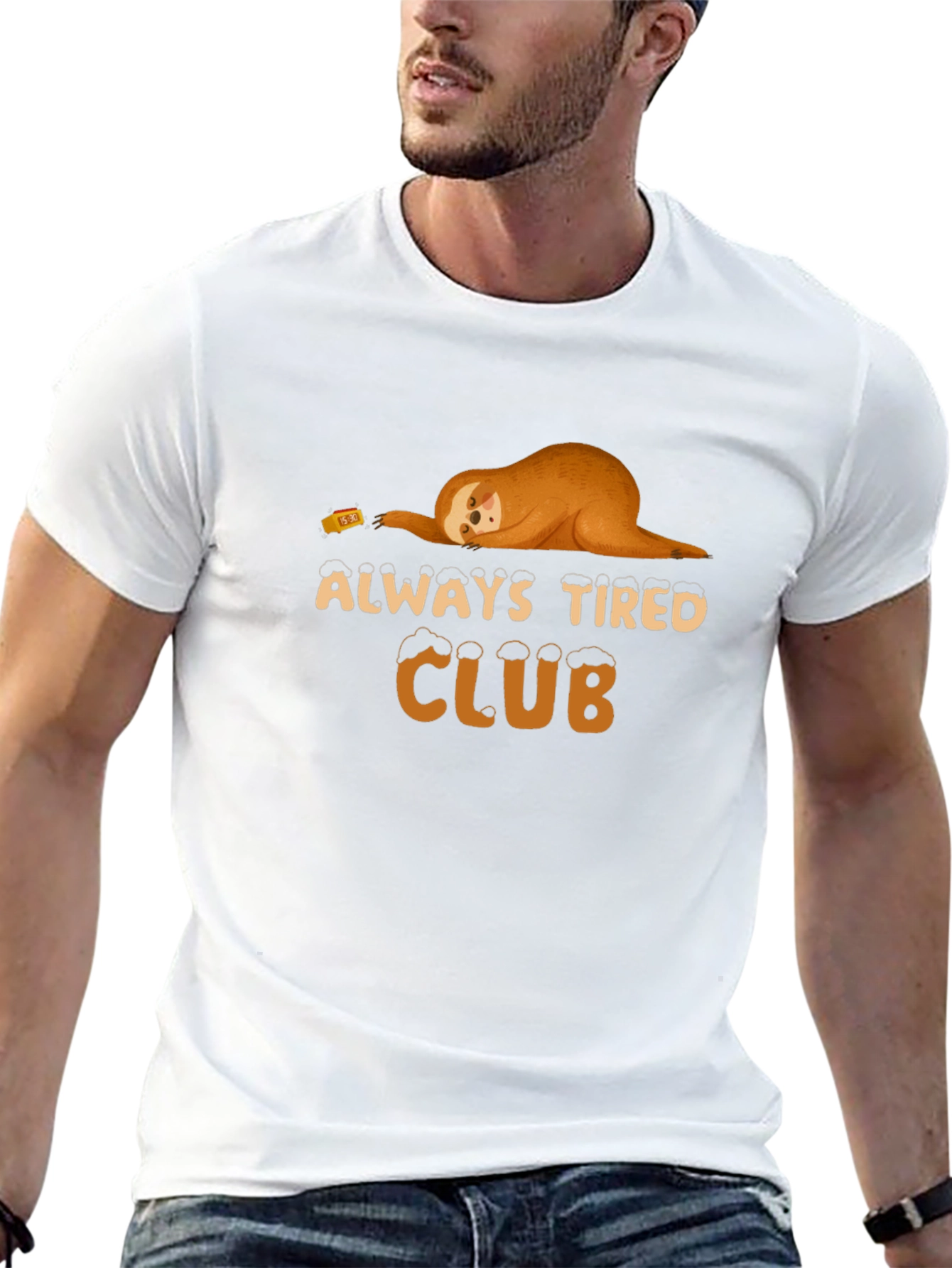 Always Tired Club Sloth T-Shirt