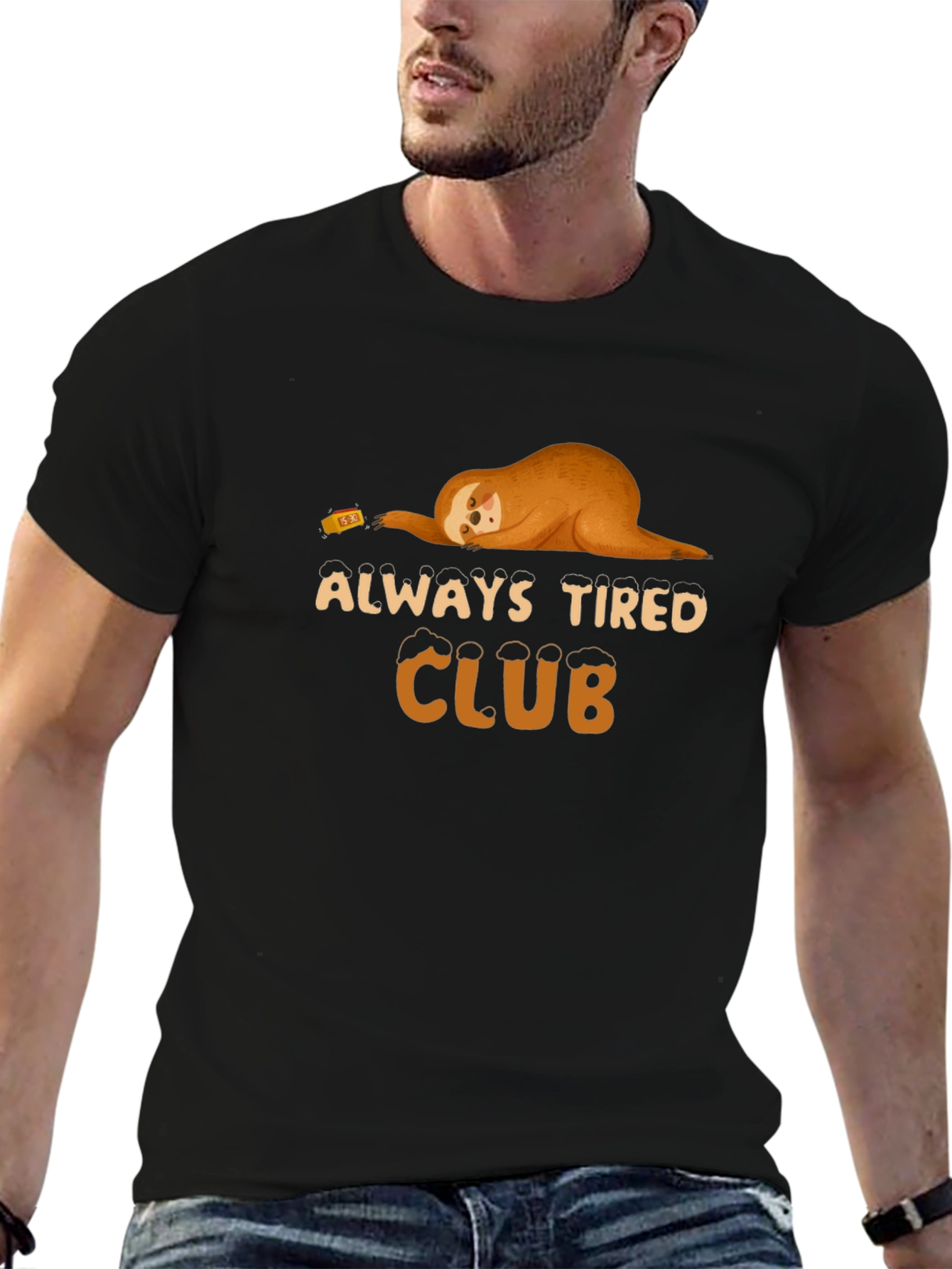 Always Tired Club Sloth T-Shirt