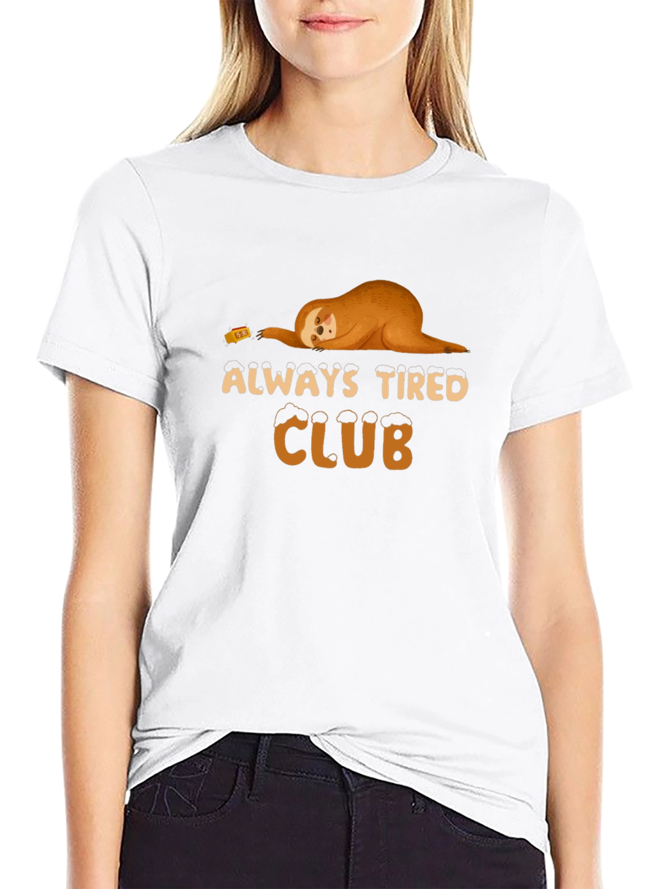 Always Tired Club Sloth T-Shirt