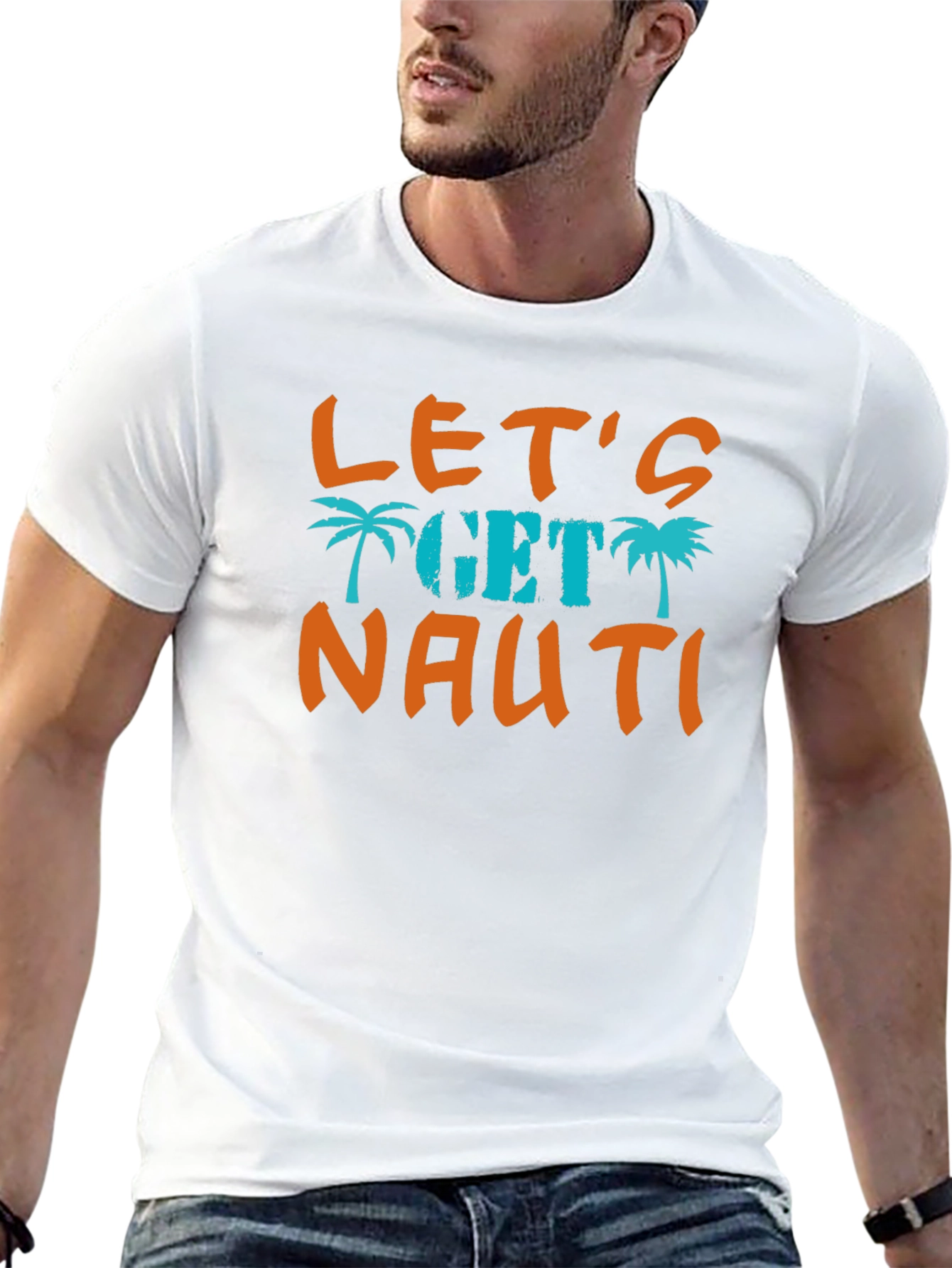 Lets Get Nauti Graphic T-Shirt