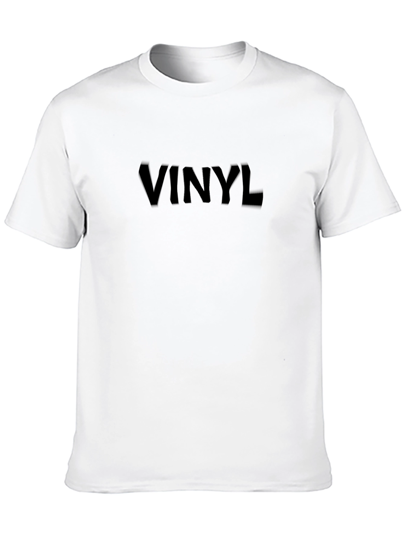 Vinyl Graphic Black T-Shirt