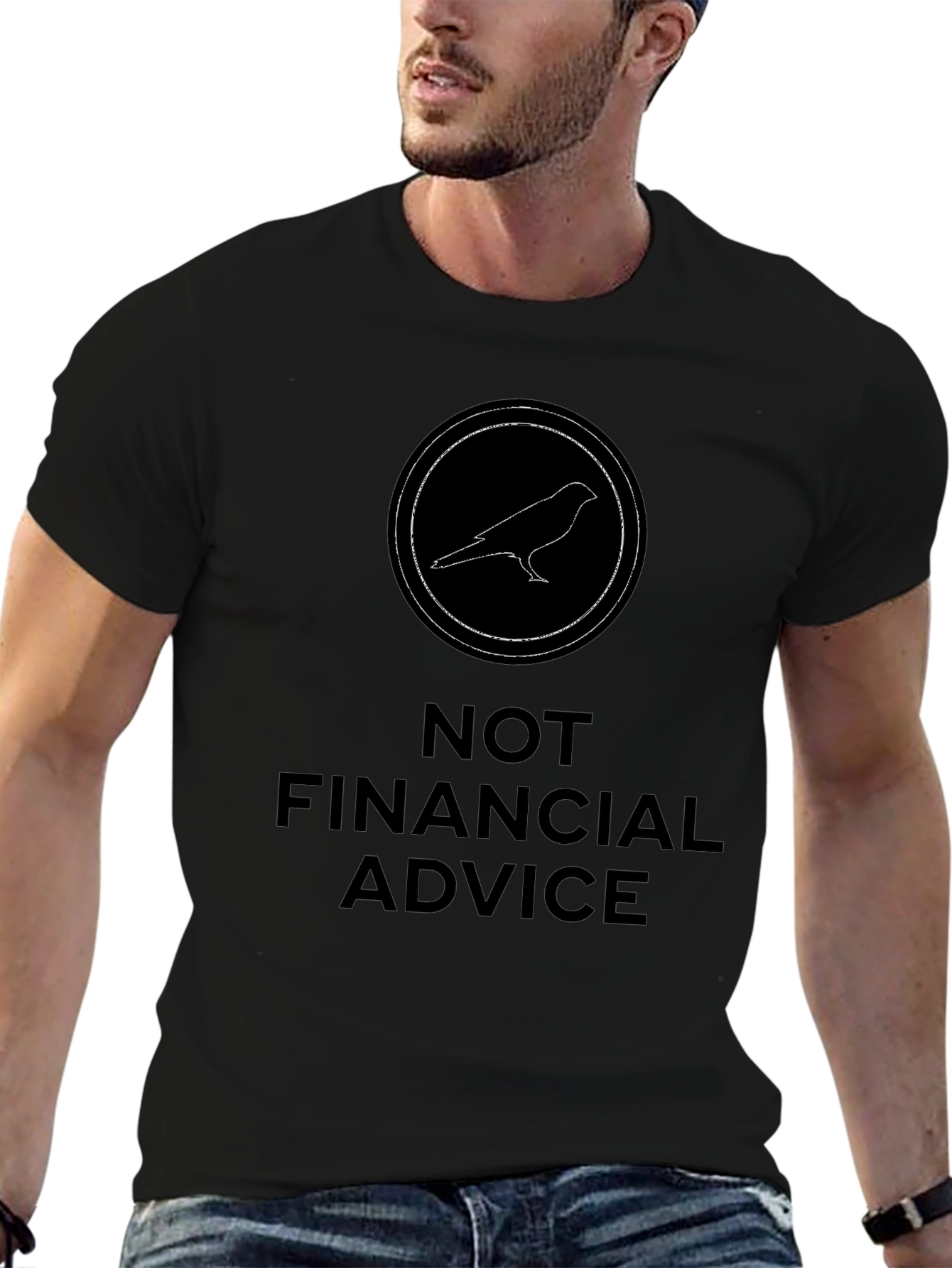 Not Financial Advice T-Shirt - Bird Logo Tee