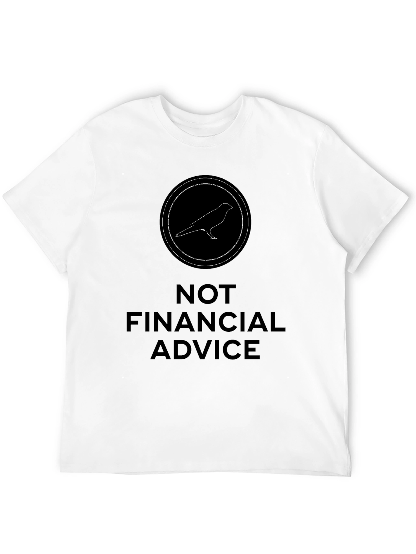Not Financial Advice T-Shirt - Bird Logo Tee
