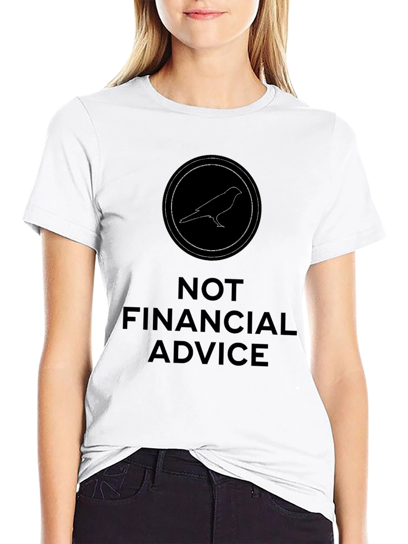 Not Financial Advice T-Shirt - Bird Logo Tee