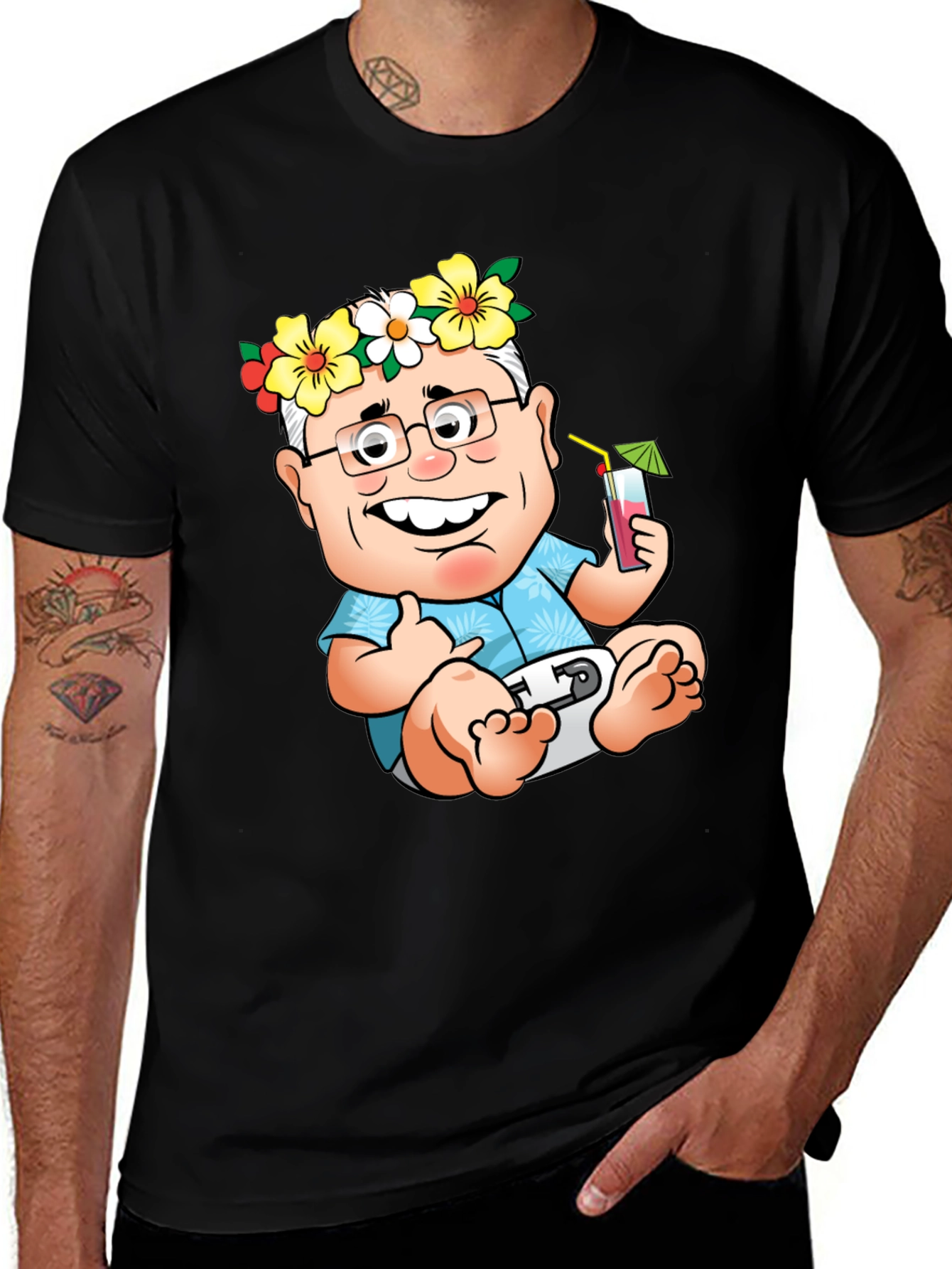 Funny Baby Cartoon T-Shirt