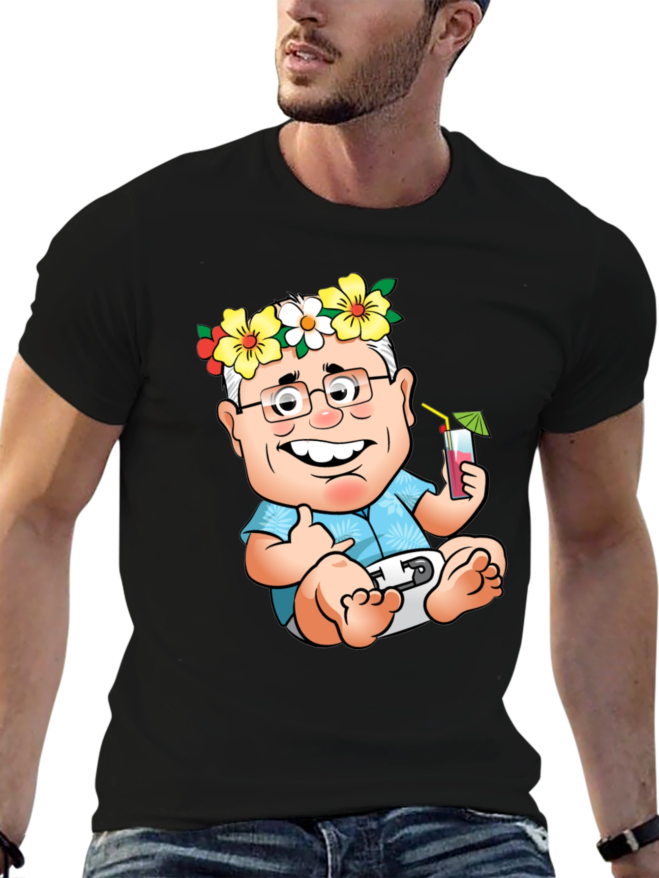 Funny Baby Cartoon T-Shirt