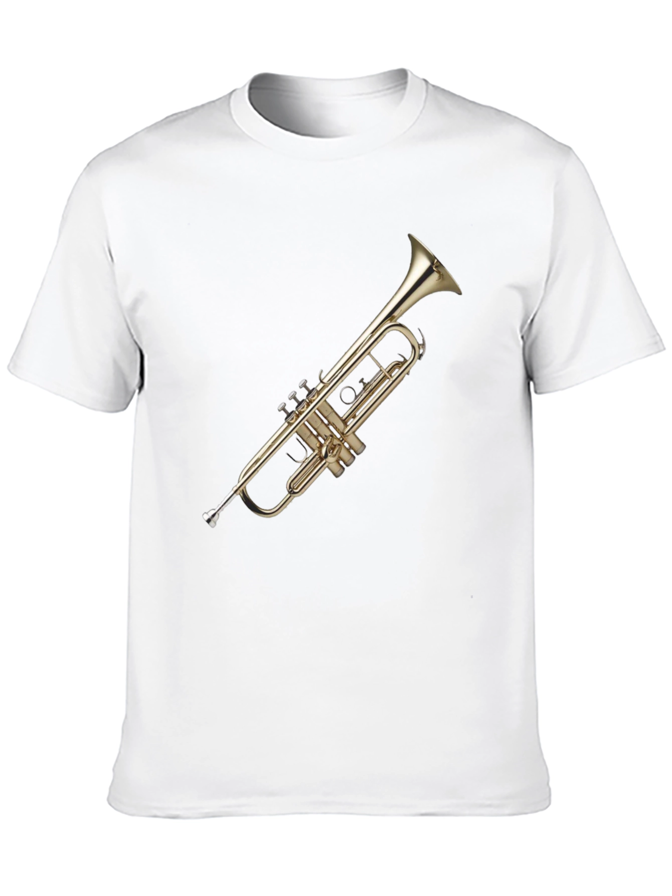 Trumpet Graphic Tee - Black Cotton Blend
