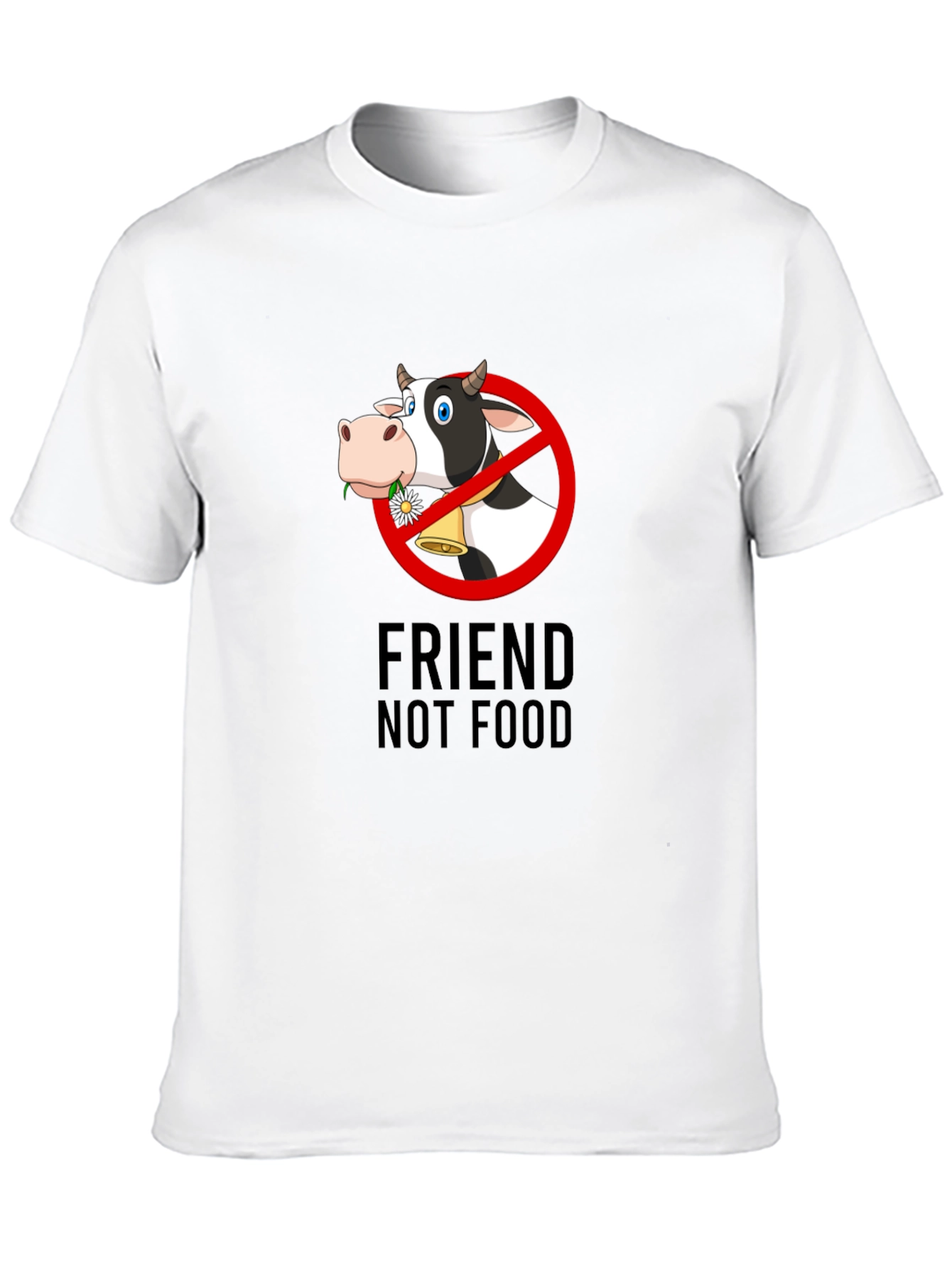 Vegan Friend Not Food Graphic T-Shirt