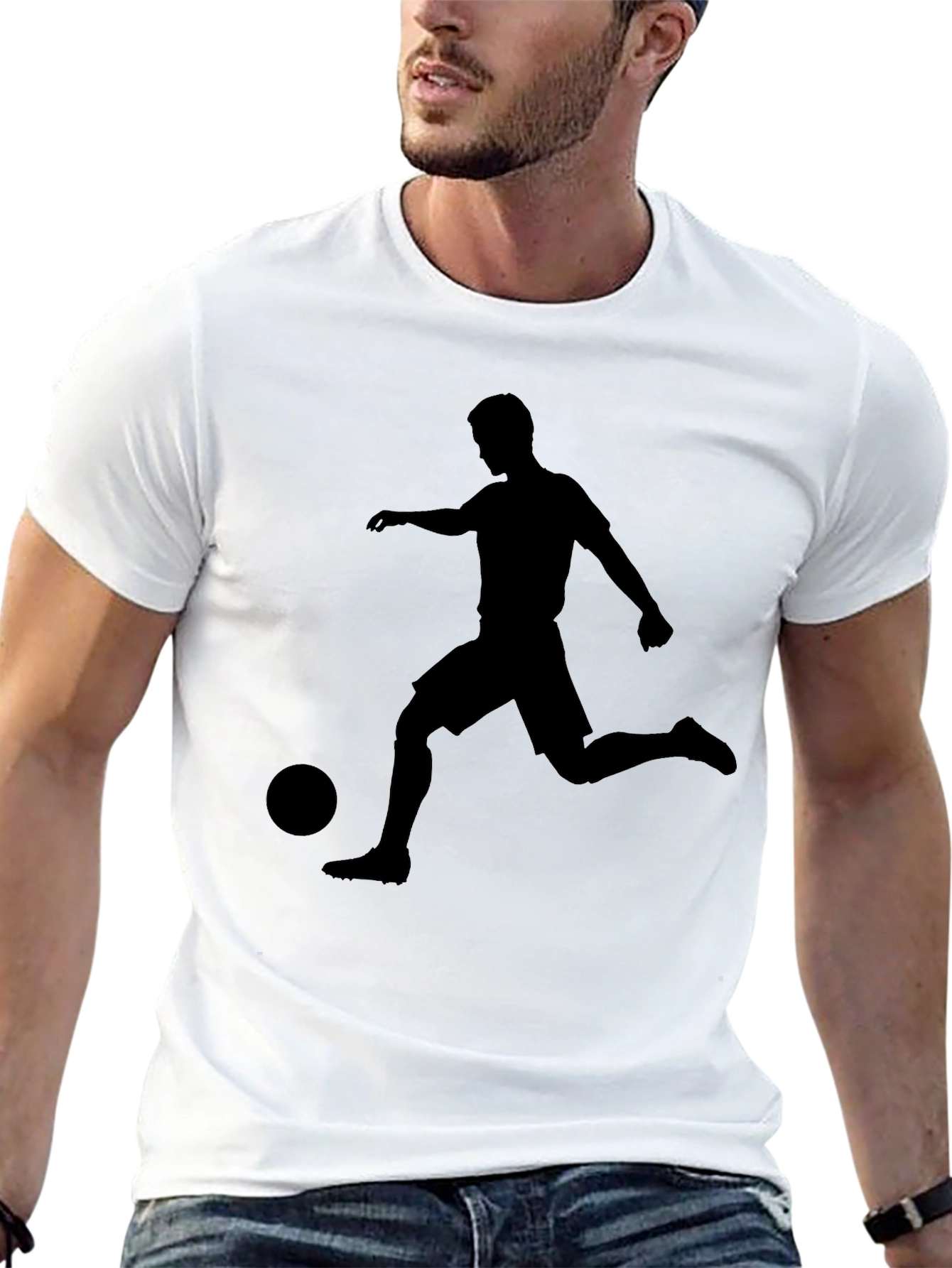 Soccer Silhouette Graphic Tee