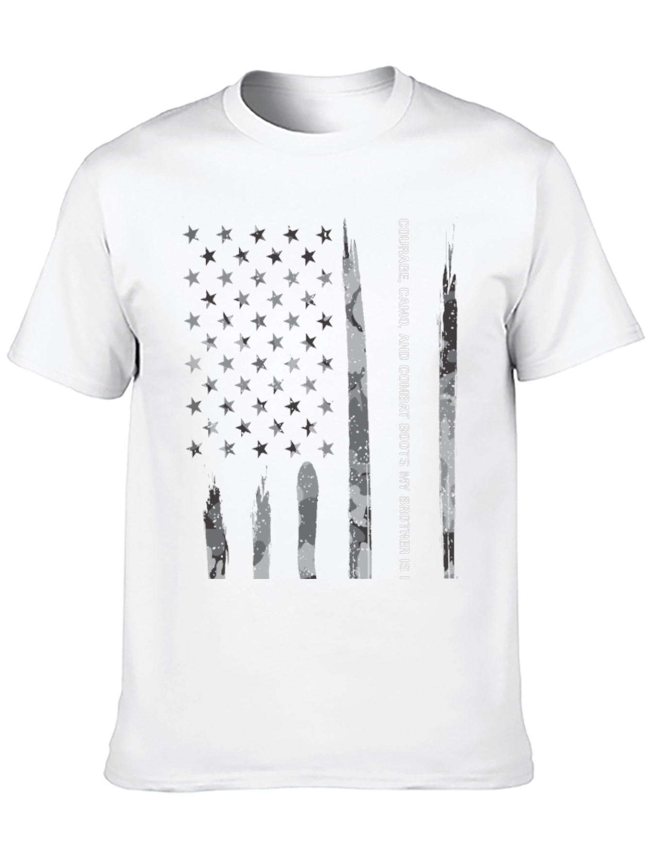 Patriotic Camo American Flag T-Shirt