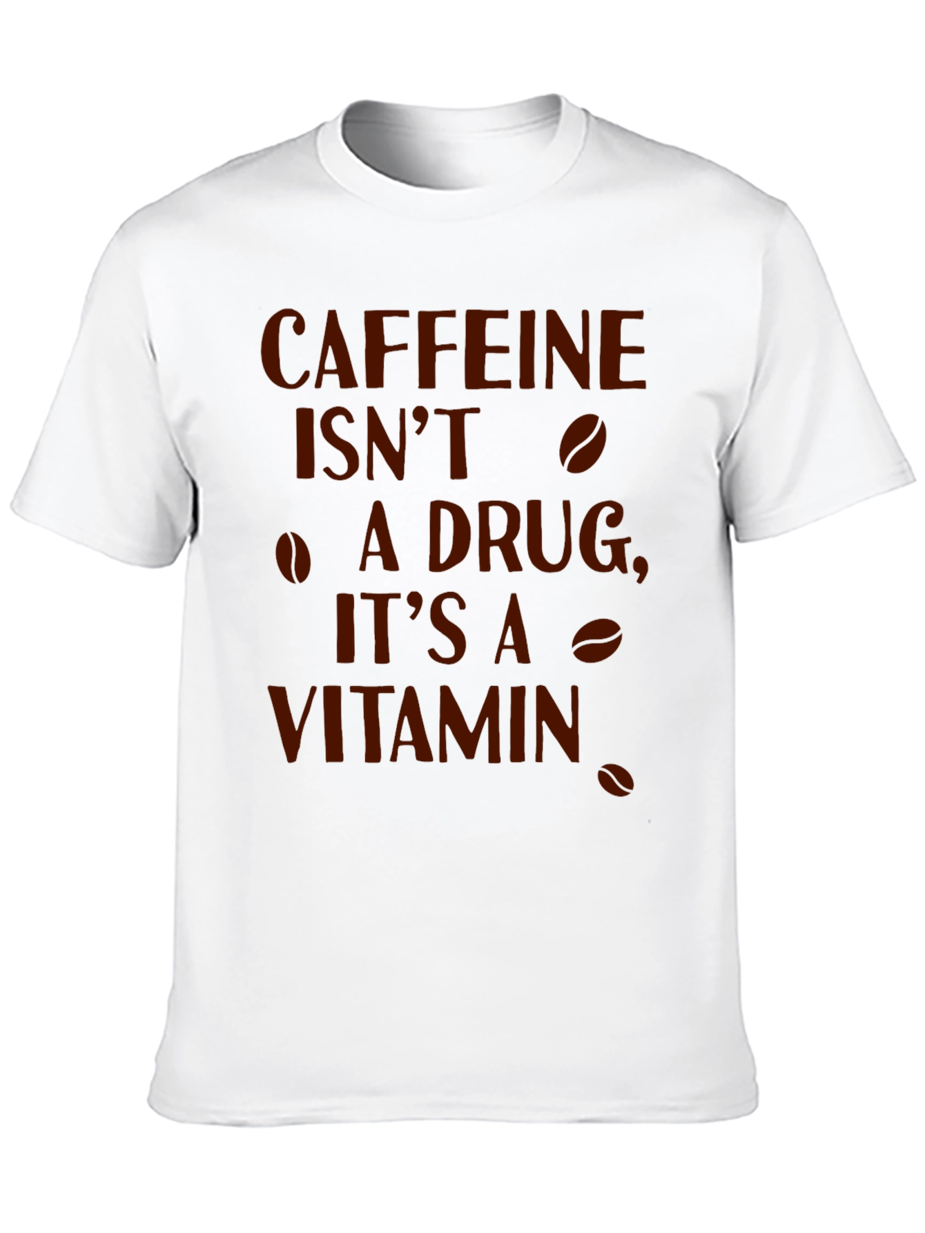Caffeine is My Vitamin Funny Graphic Tee