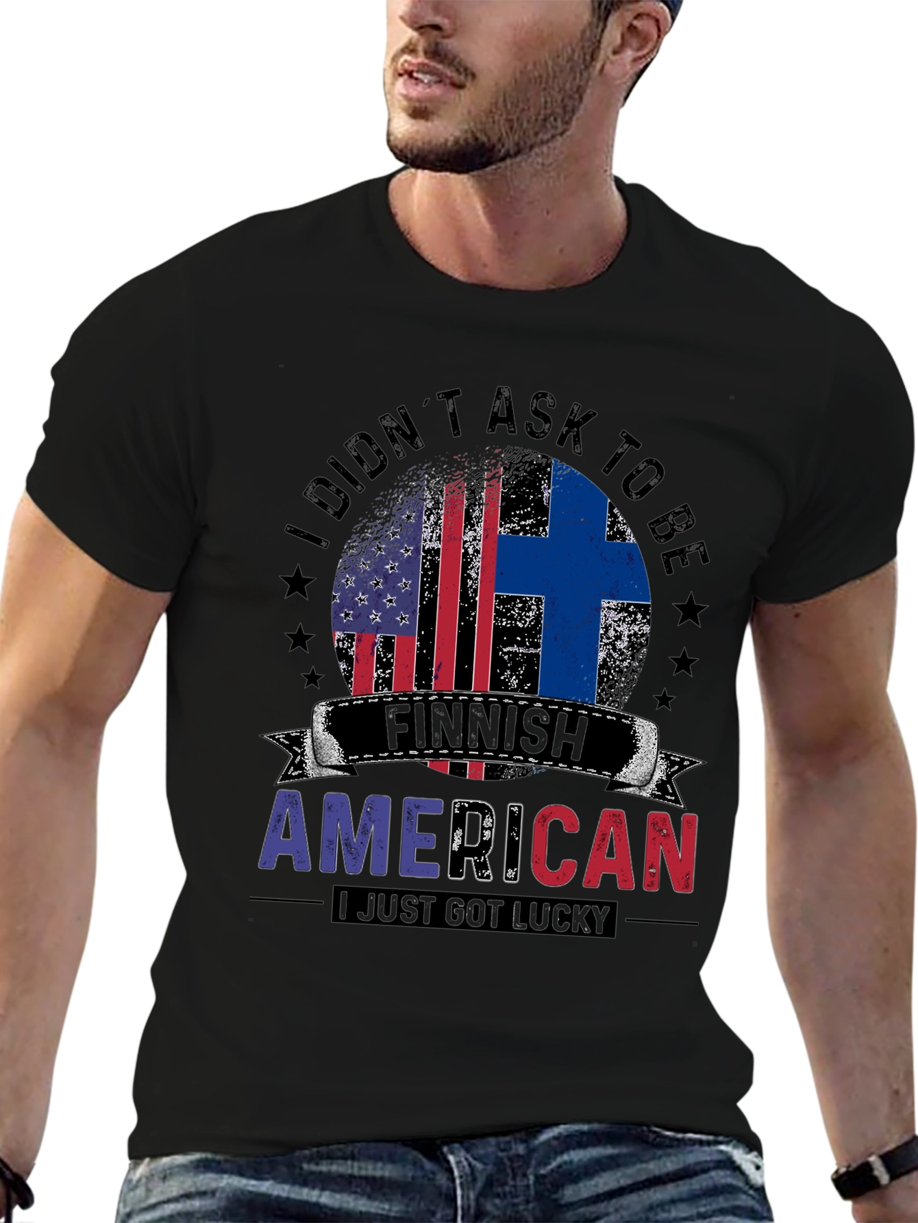 Finnish American Flag T-Shirt