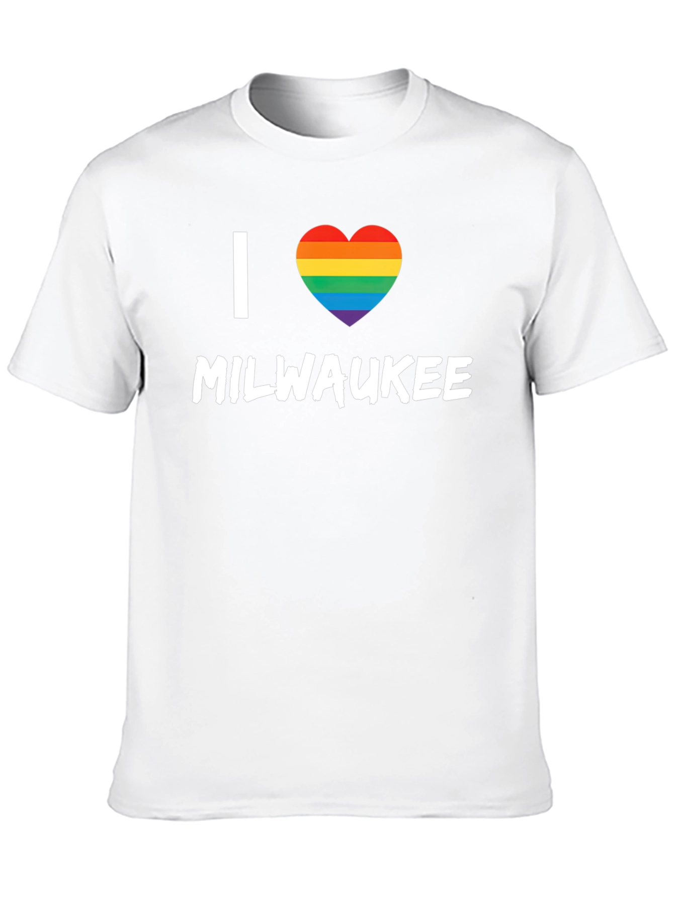 I Heart Milwaukee LGBTQ Pride T-Shirt