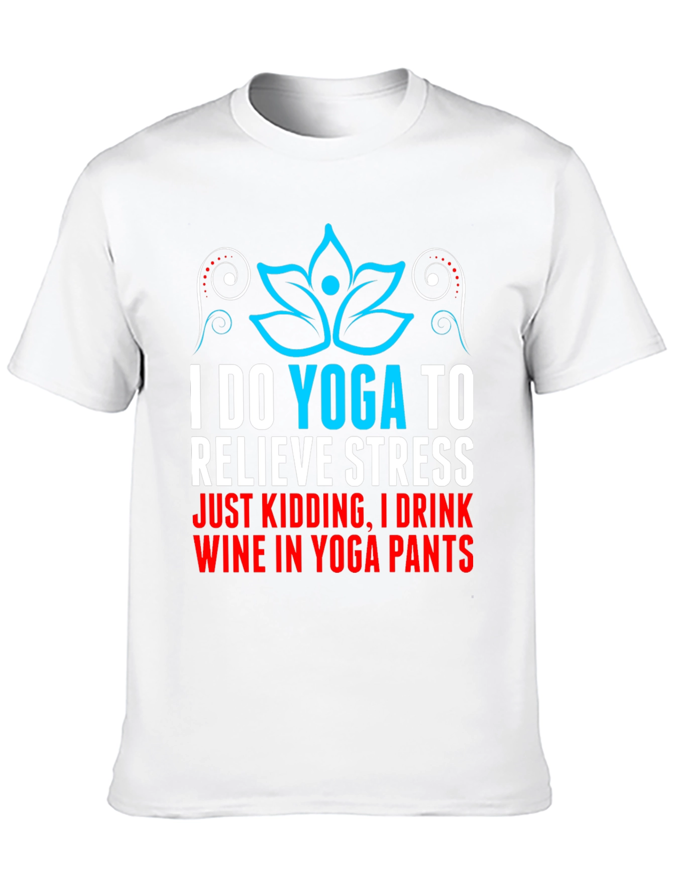 Funny Yoga Wine Lover T-Shirt