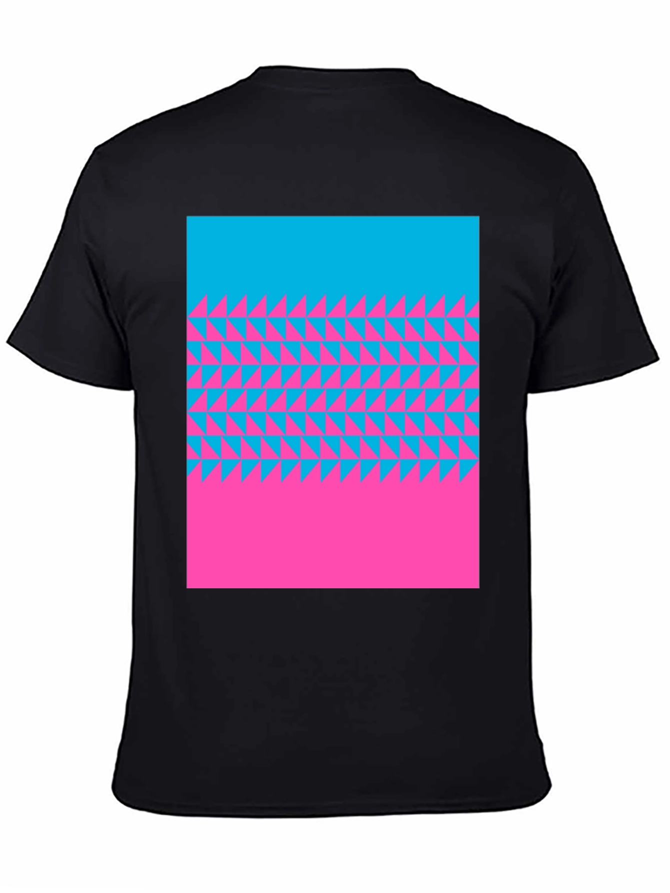 Abstract Triangle Pattern T-Shirt