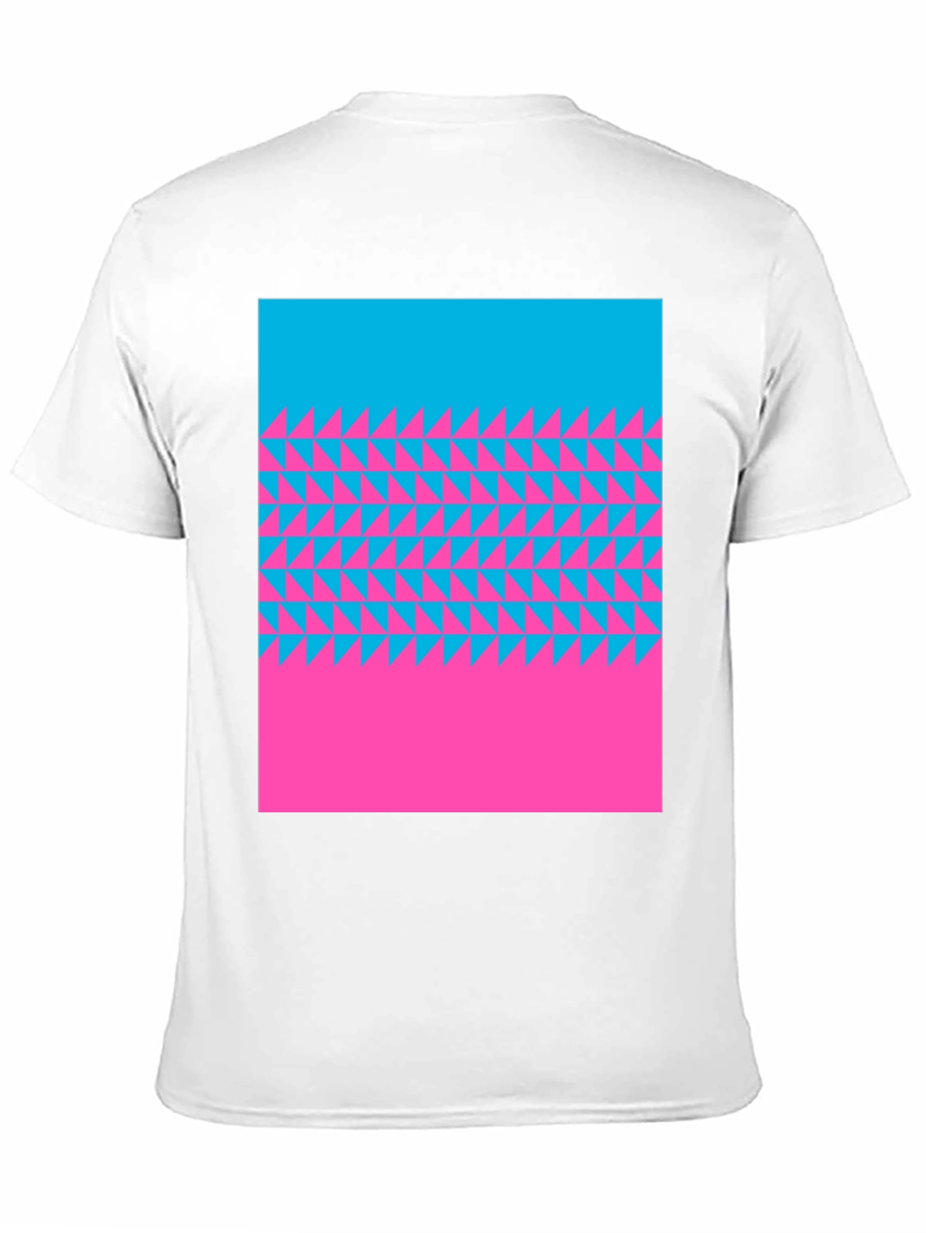Abstract Triangle Pattern T-Shirt