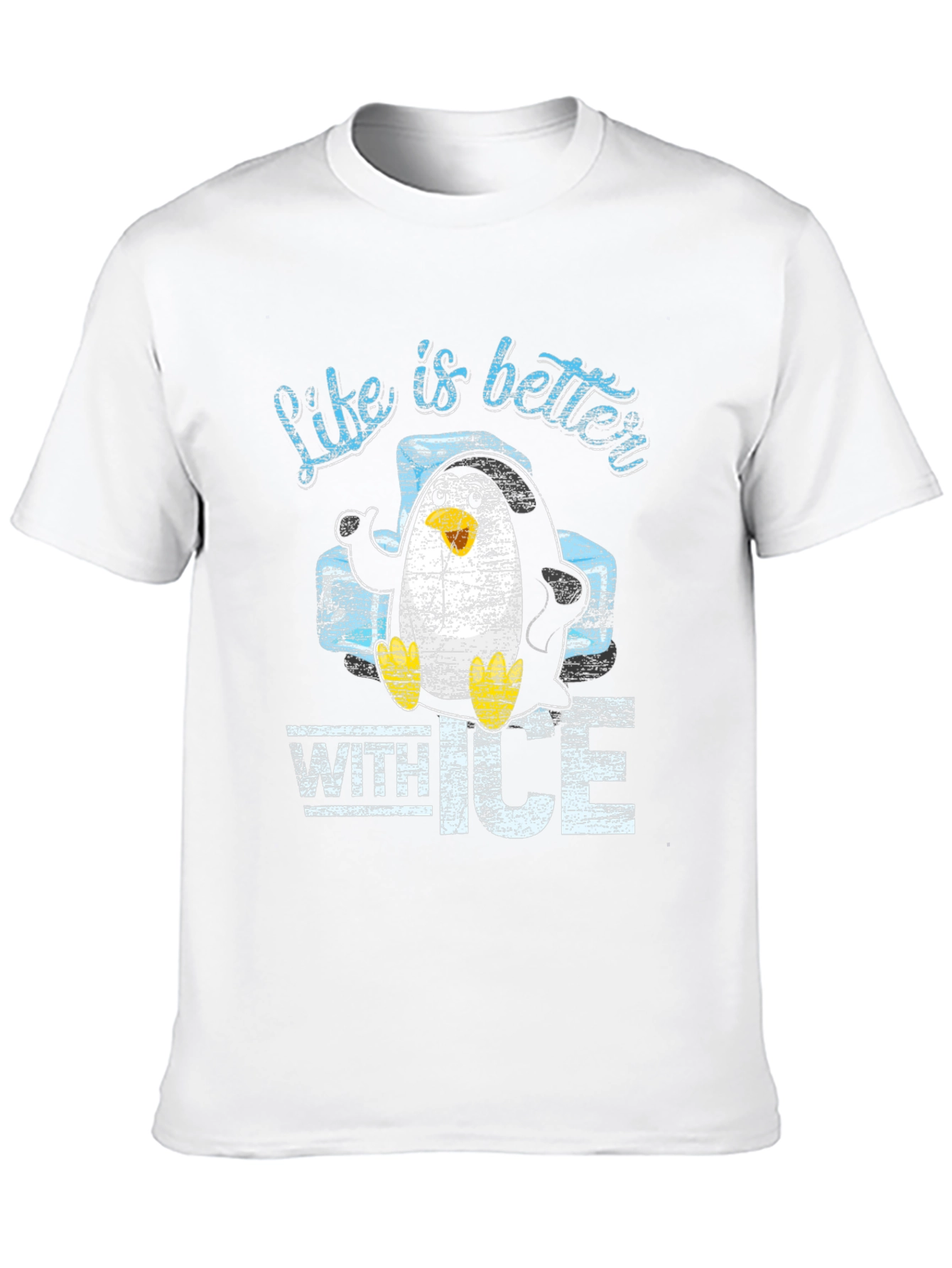 Life is Better with Ice Penguin Graphic Tee