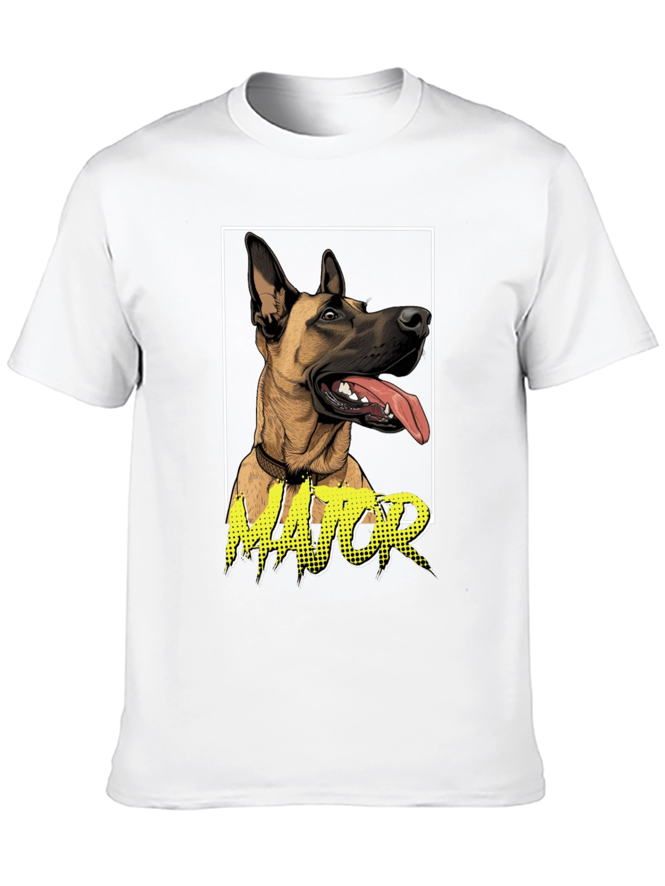 Dog Lovers Major Graphic Tee - Black