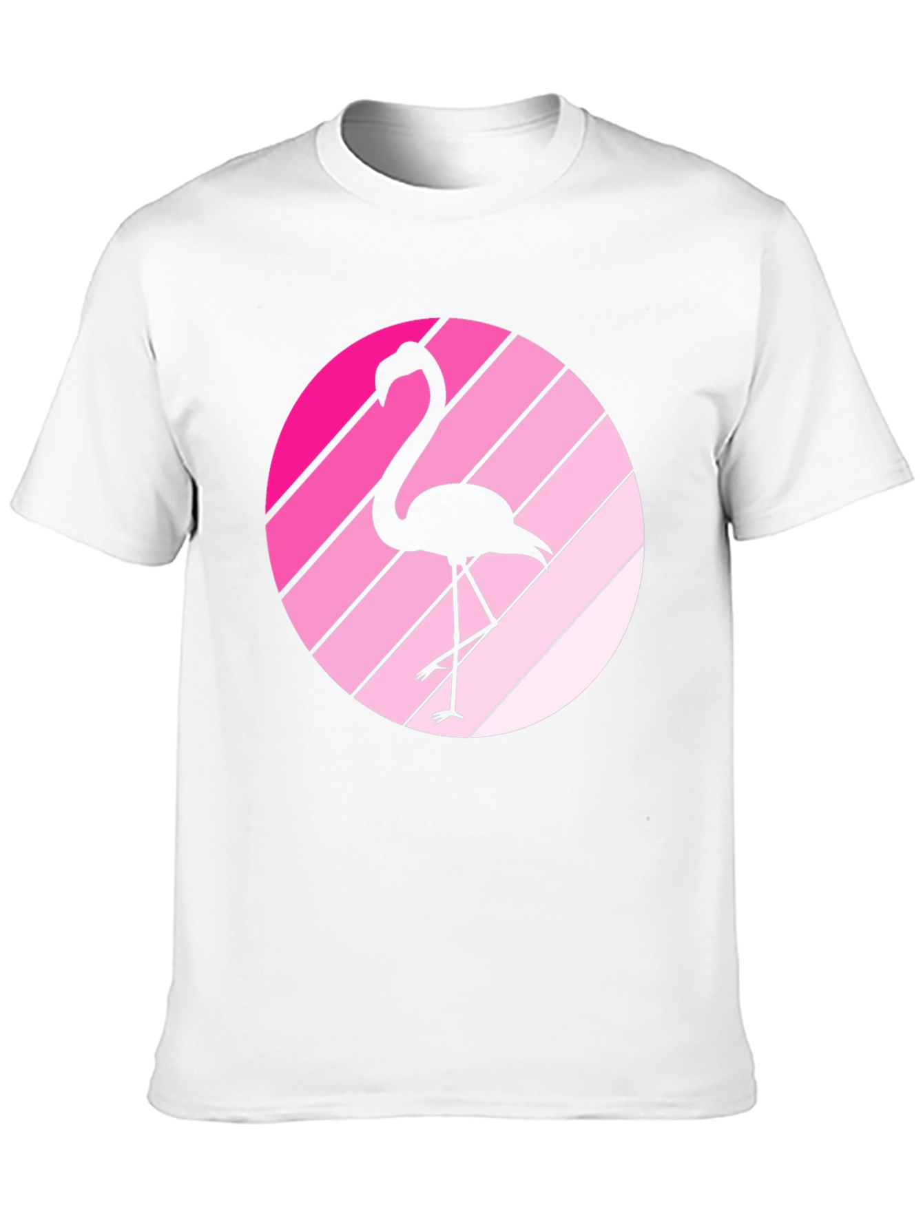 Flamingo Sunset Black Graphic Tee
