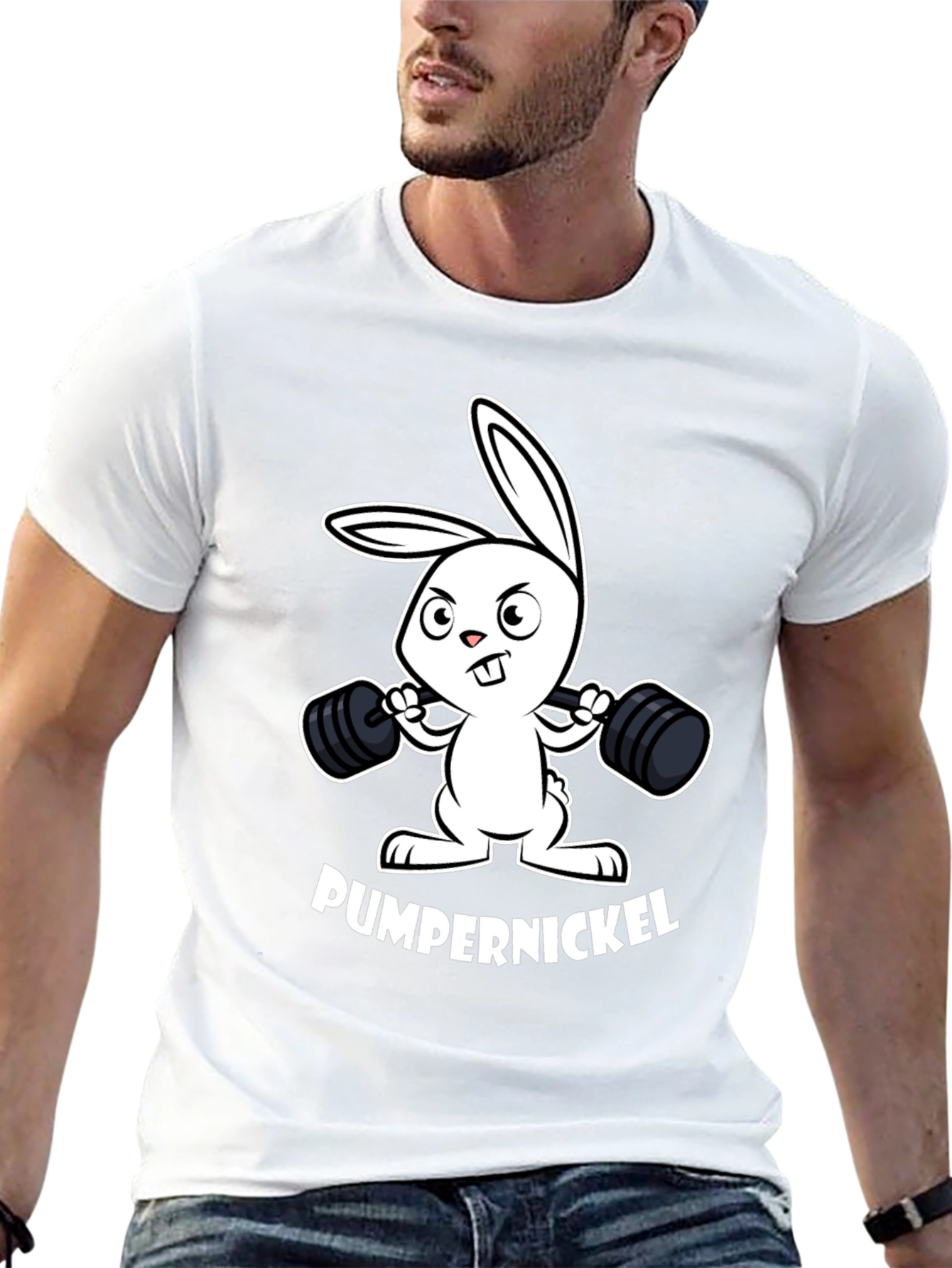 Pumpernickel Bunny Workout T-Shirt