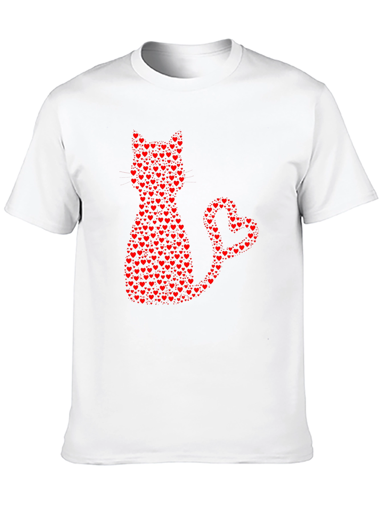 Cat Heart Valentine T-Shirt