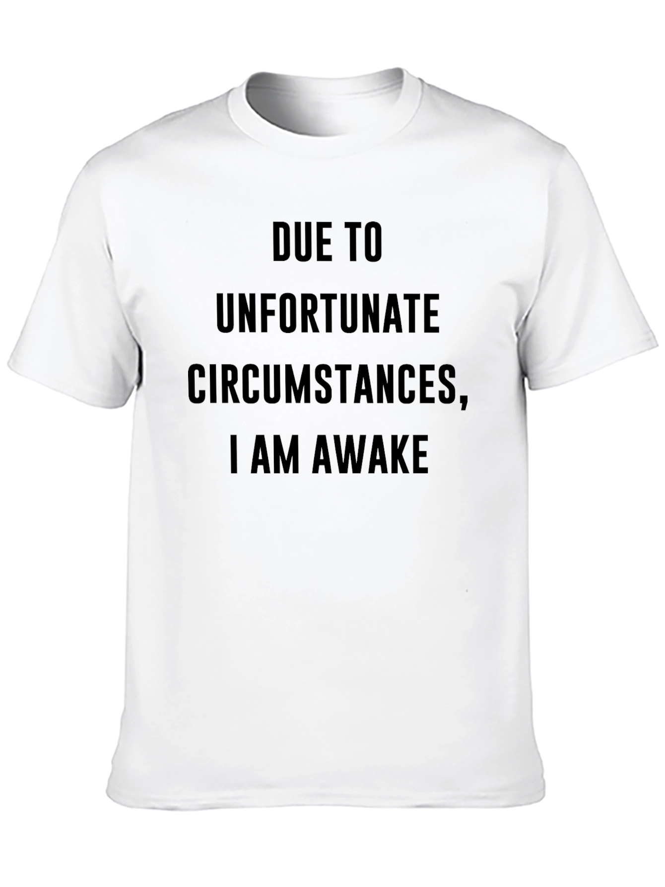 Unfortunate Circumstances Awake Black T-Shirt