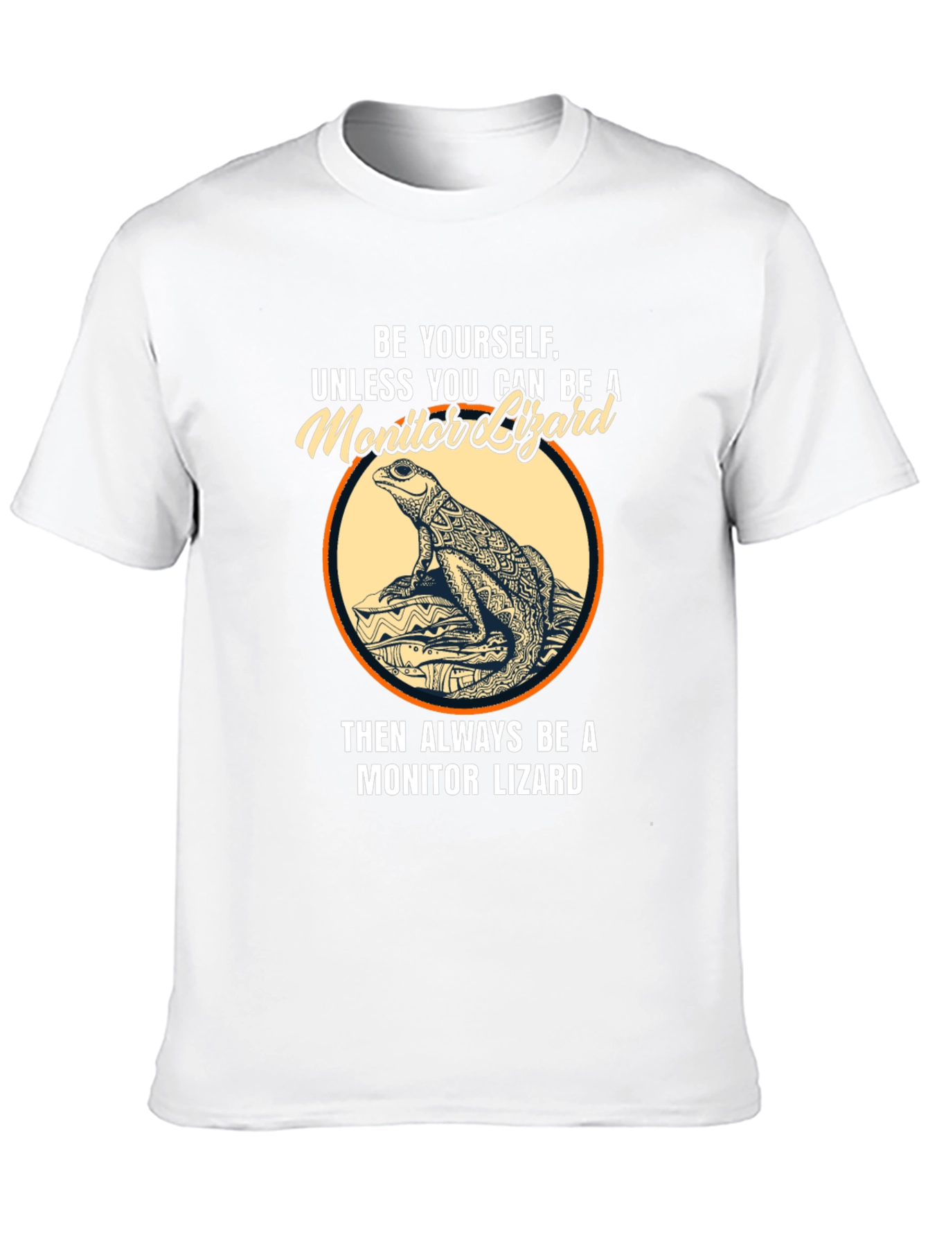 Be Yourself Monitor Lizard Graphic T-Shirt