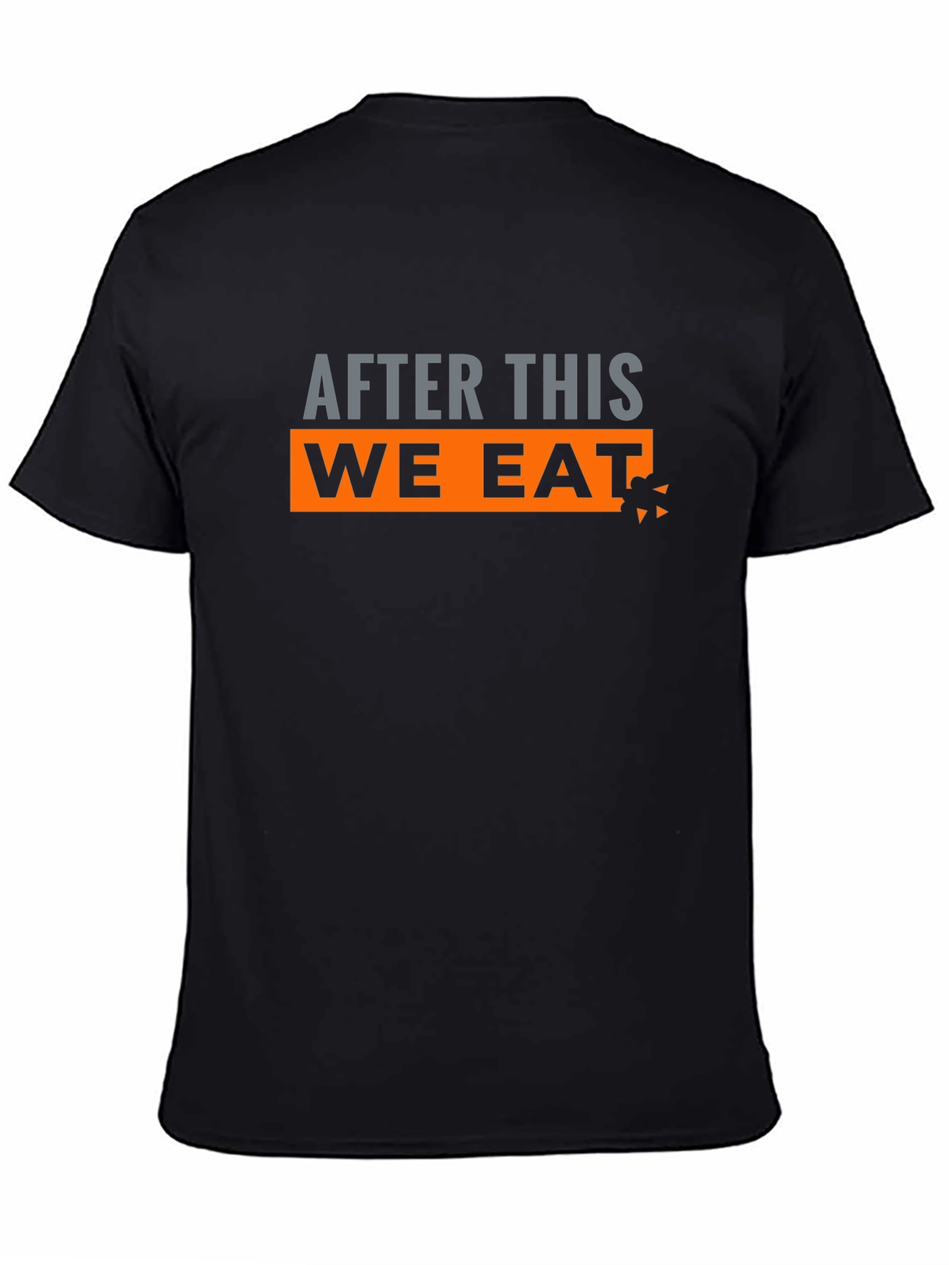 After This We Eat Graphic Tee - Black