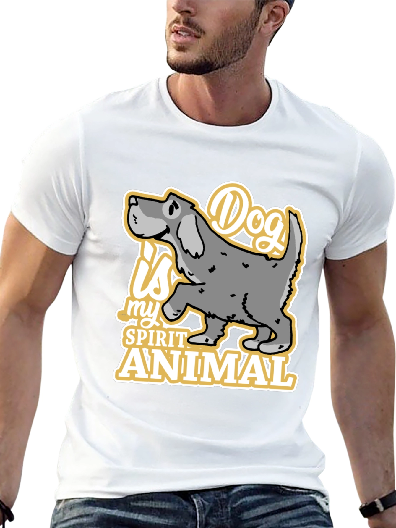 Dog Spirit Animal Graphic Tee