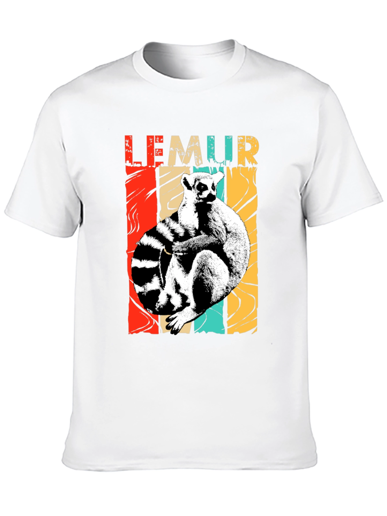 Retro Lemur T-Shirt - Unique Design