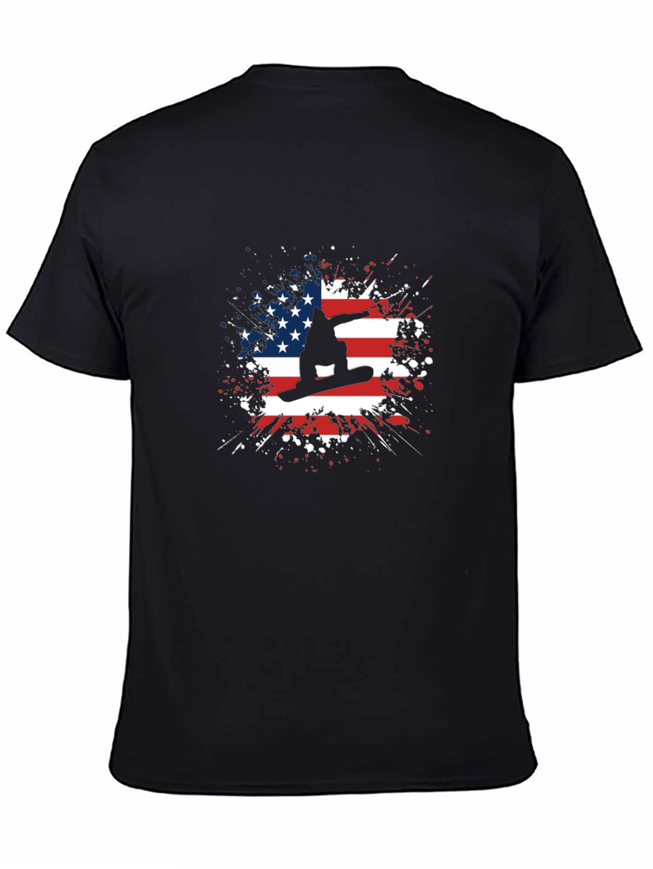 American Snowboarder Patriotic T-Shirt