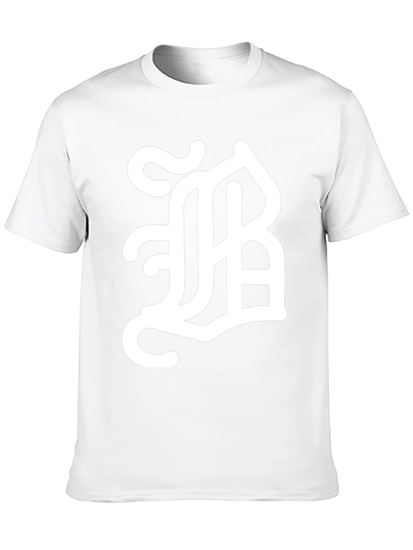 Monogram B Graphic Tee - Stylish & Bold