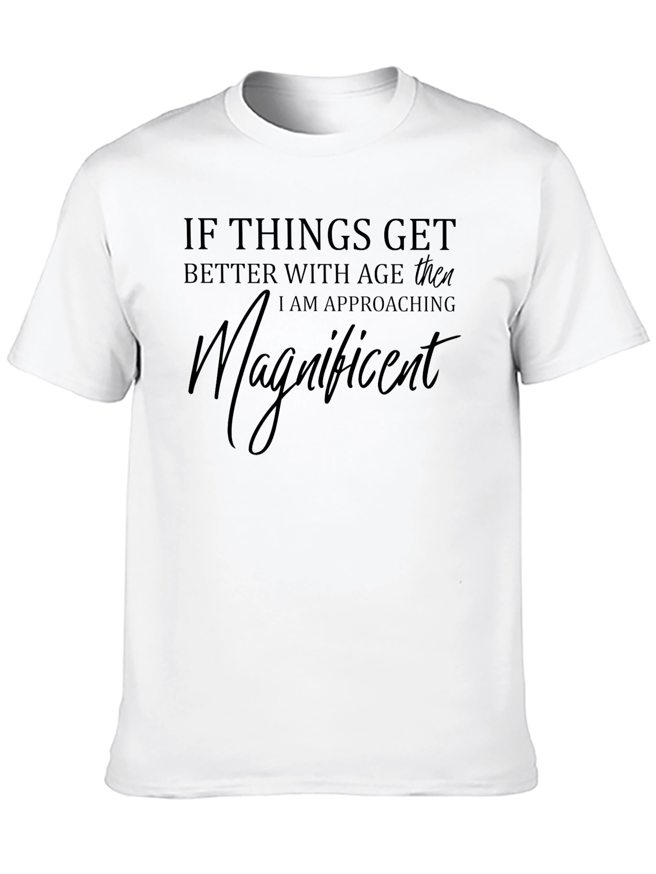 Magnificent Age Black Graphic Tee