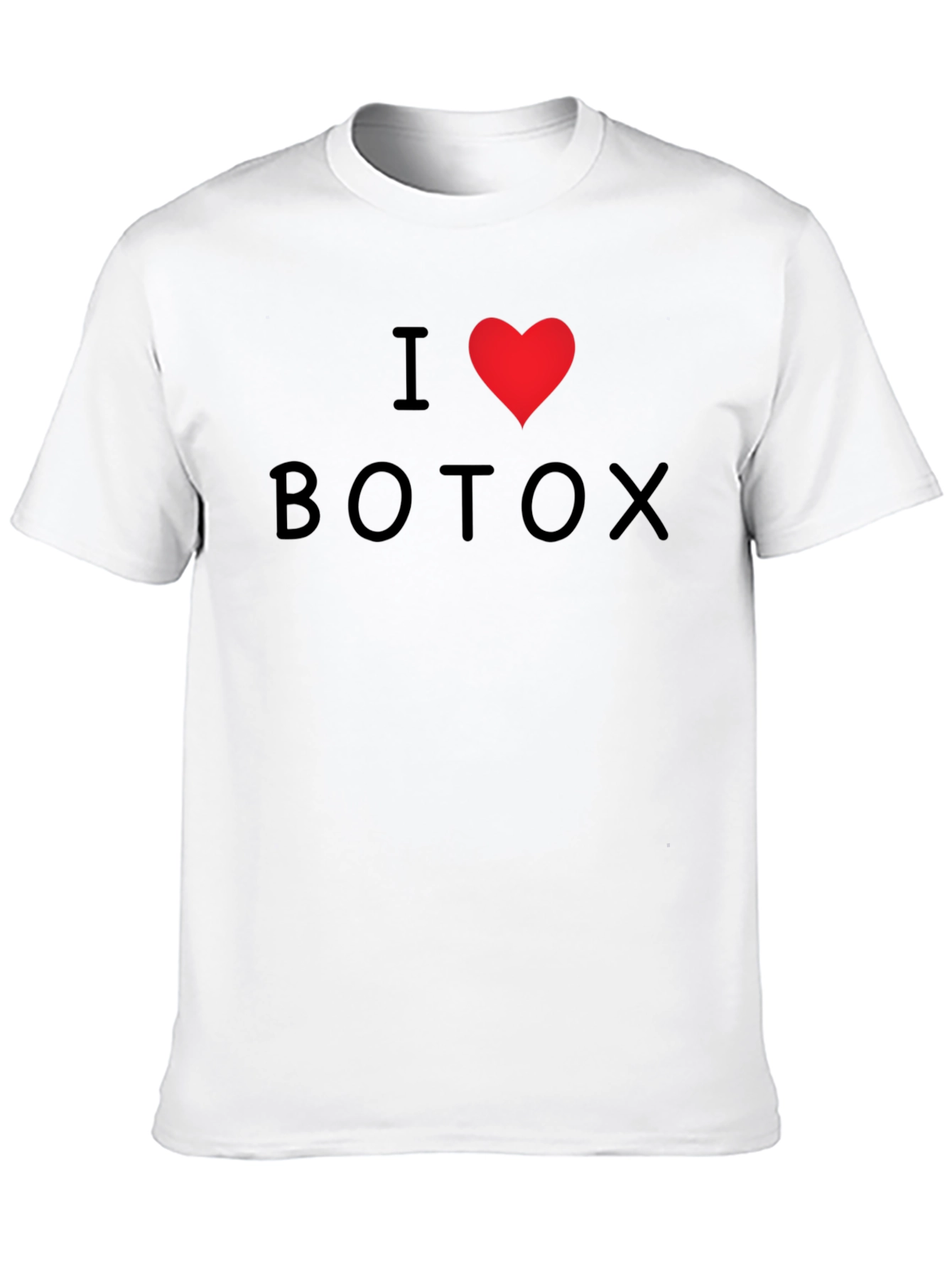 I Heart Botox Graphic Tee - Black Cotton T-Shirt