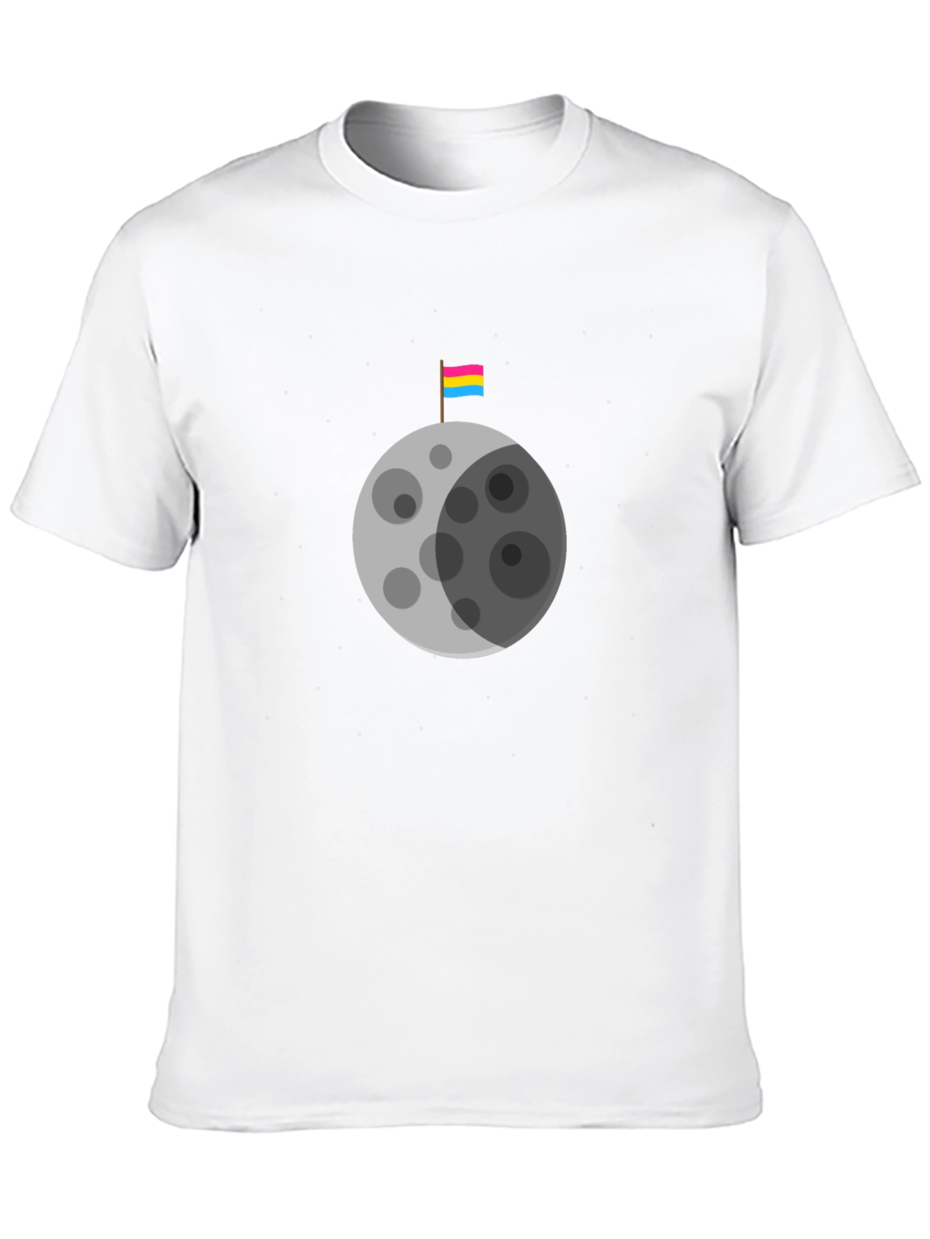 Pansexual Pride Moon Graphic Tee