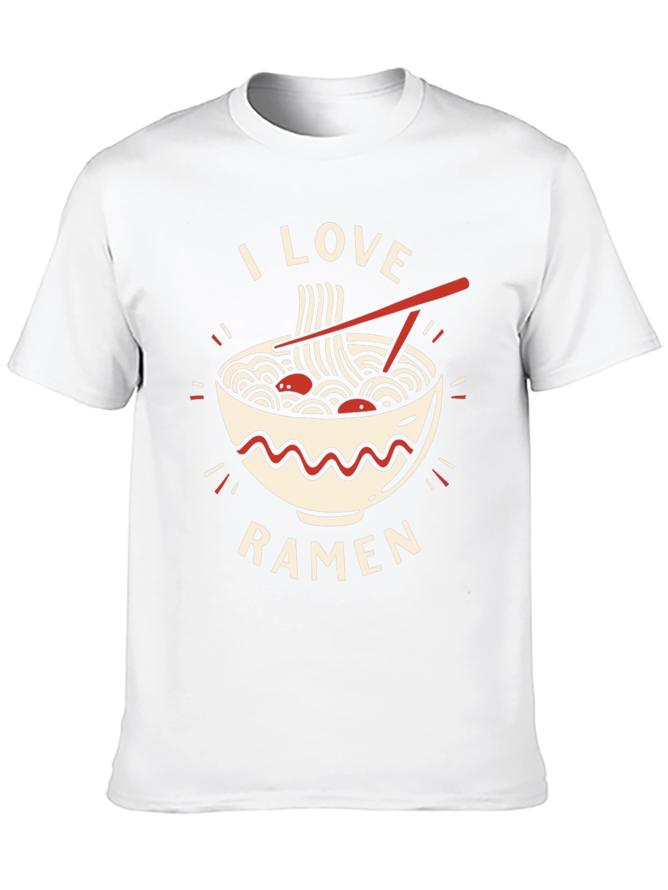 I Love Ramen Graphic Tee - Casual Comfort
