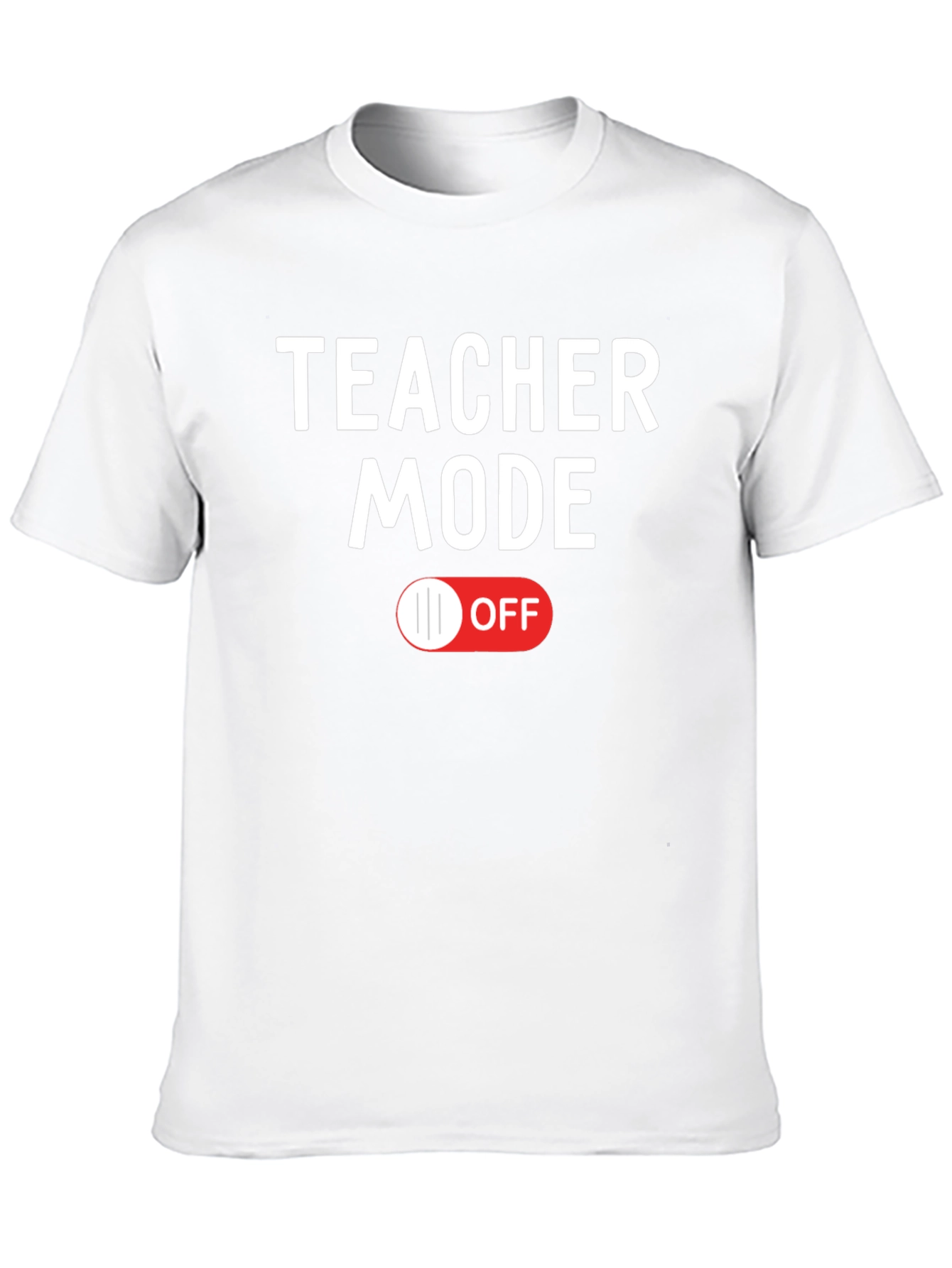 Teacher Mode OFF Graphic Tee - Black