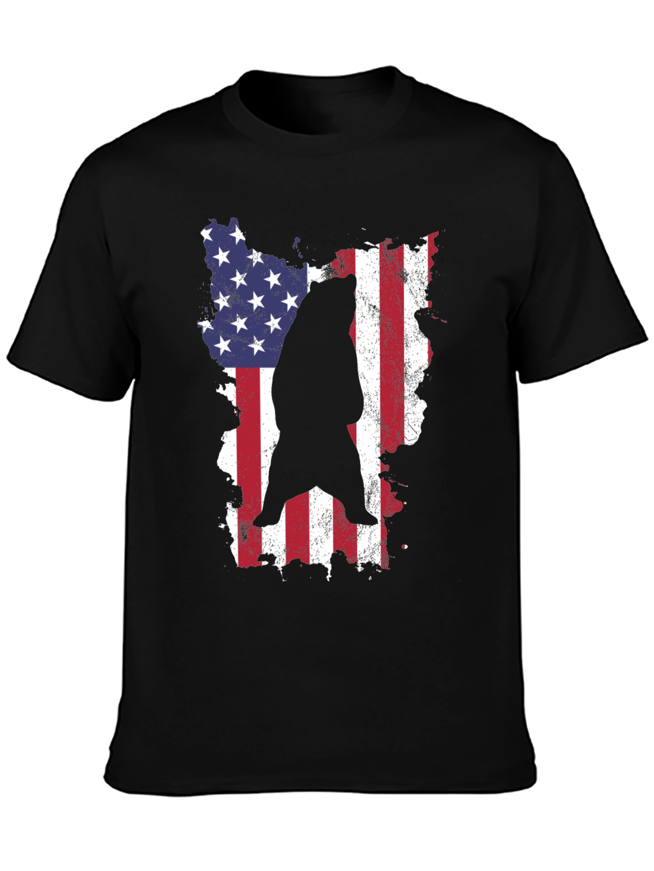 American Bear Graphic Tee - Patriotic Style