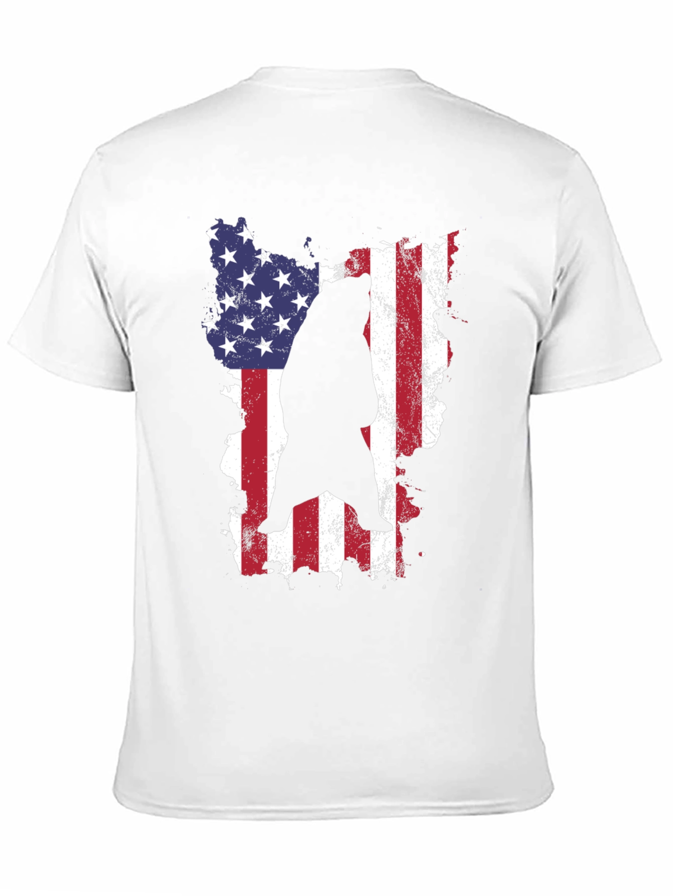 American Bear Graphic Tee - Patriotic Style