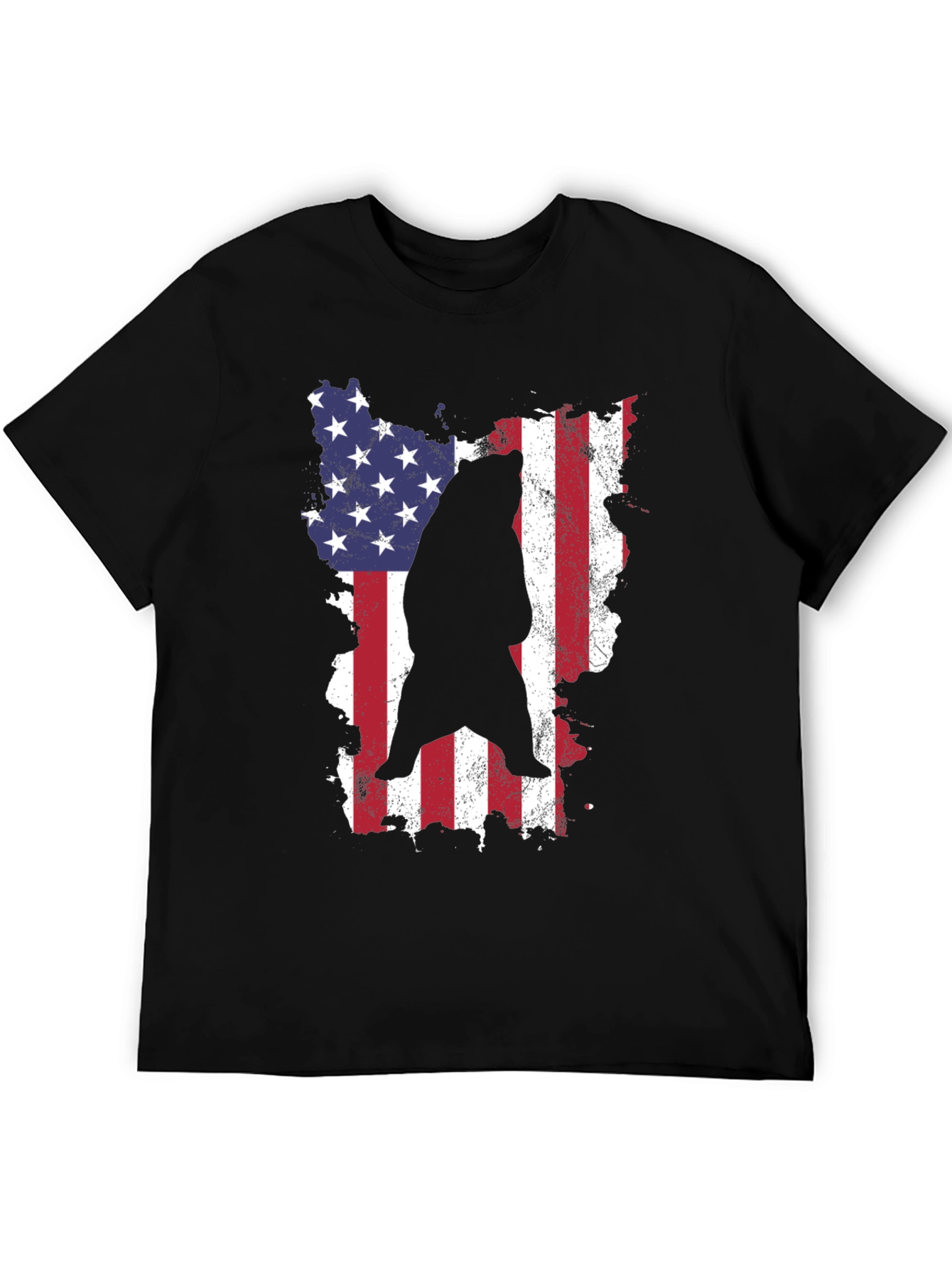 American Bear Graphic Tee - Patriotic Style