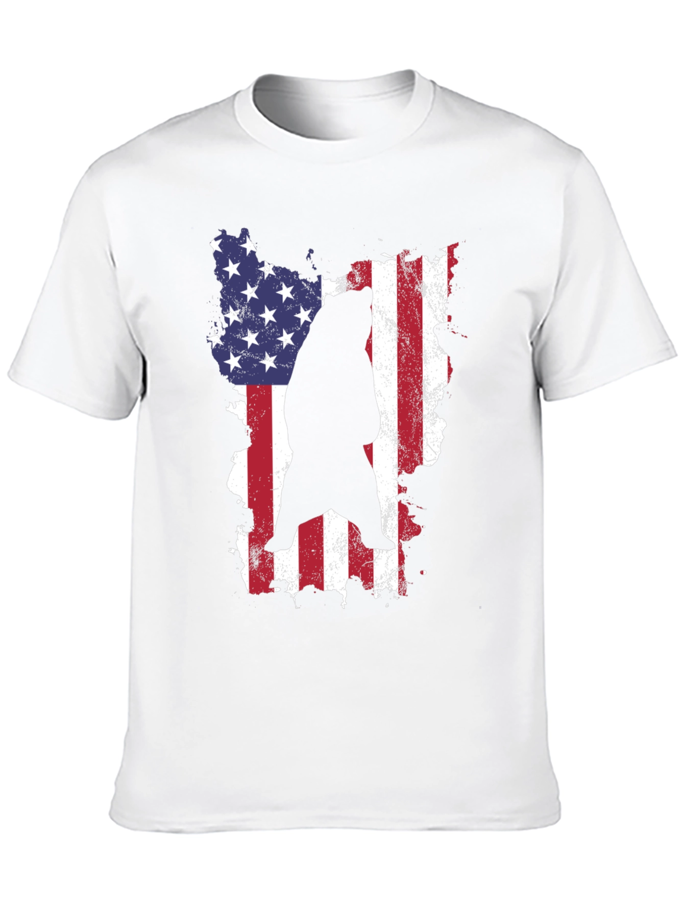 American Bear Graphic Tee - Patriotic Style