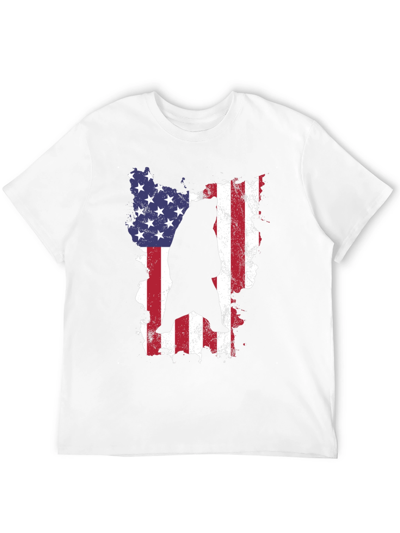 American Bear Graphic Tee - Patriotic Style