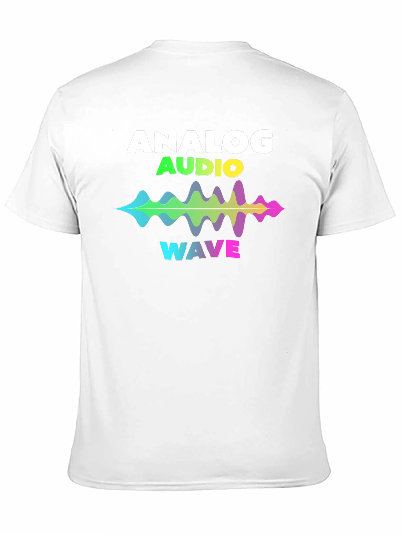 Analog Audio Wave Graphic T-Shirt - Music Lover Tee