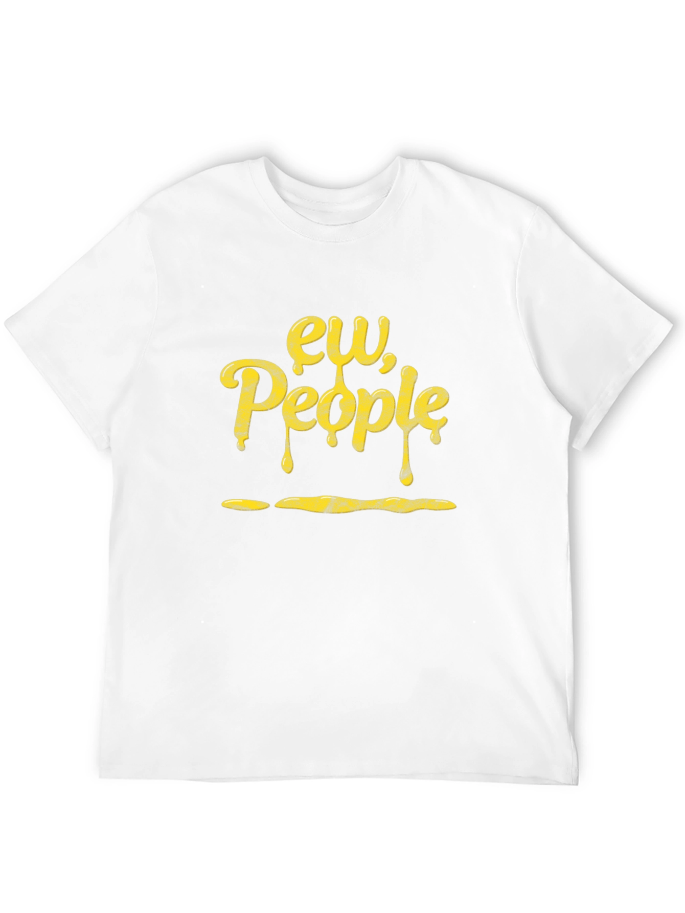 Ew People Graphic Tee - Black Cotton T-Shirt
