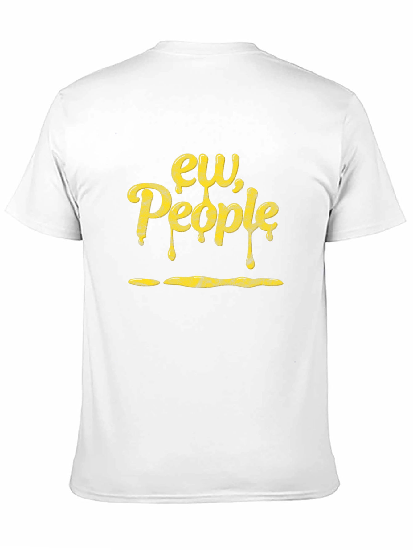 Ew People Graphic Tee - Black Cotton T-Shirt