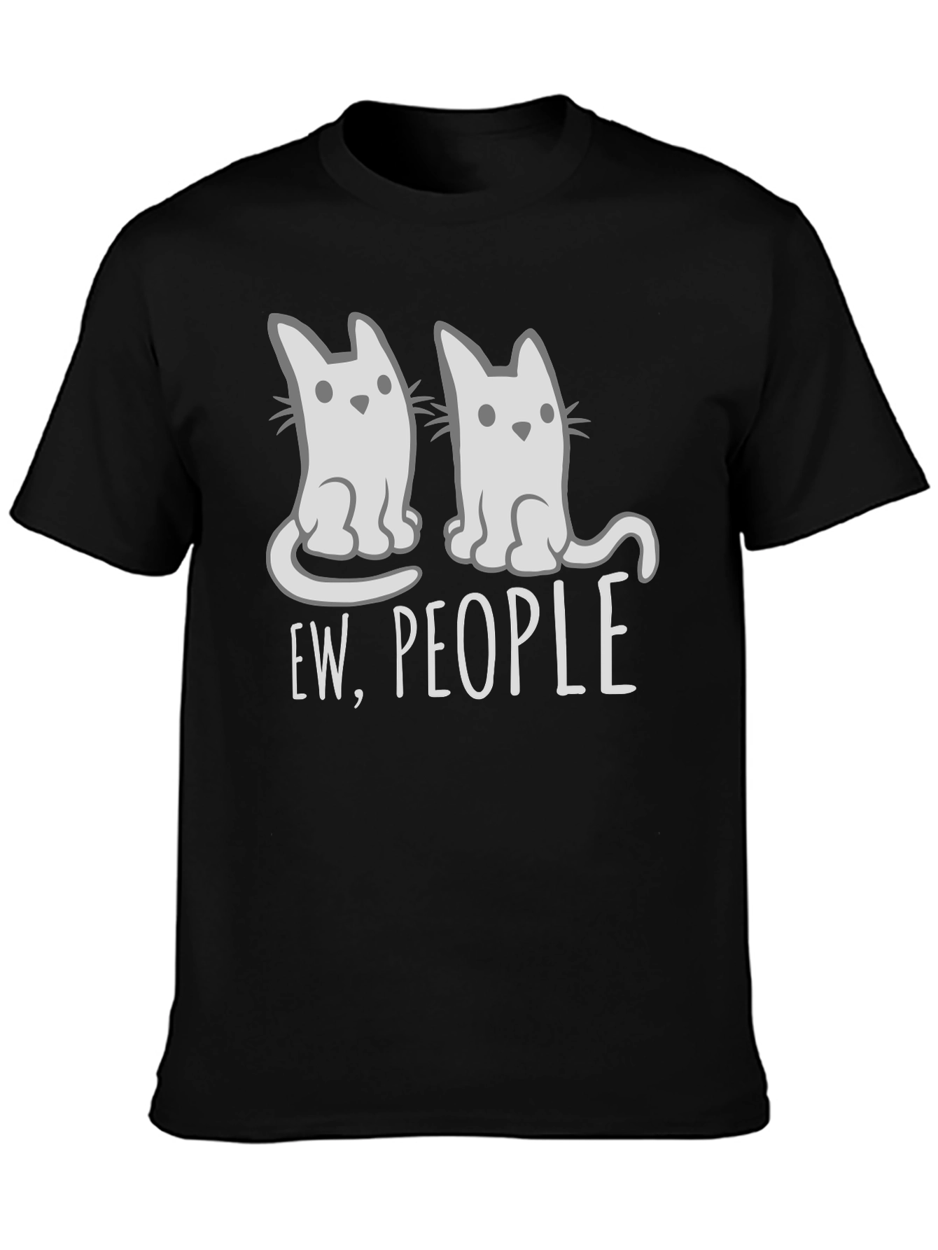 Ew People Cat Graphic T-Shirt