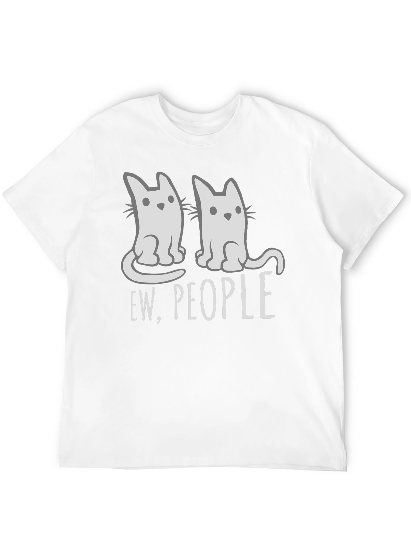 Ew People Cat Graphic T-Shirt