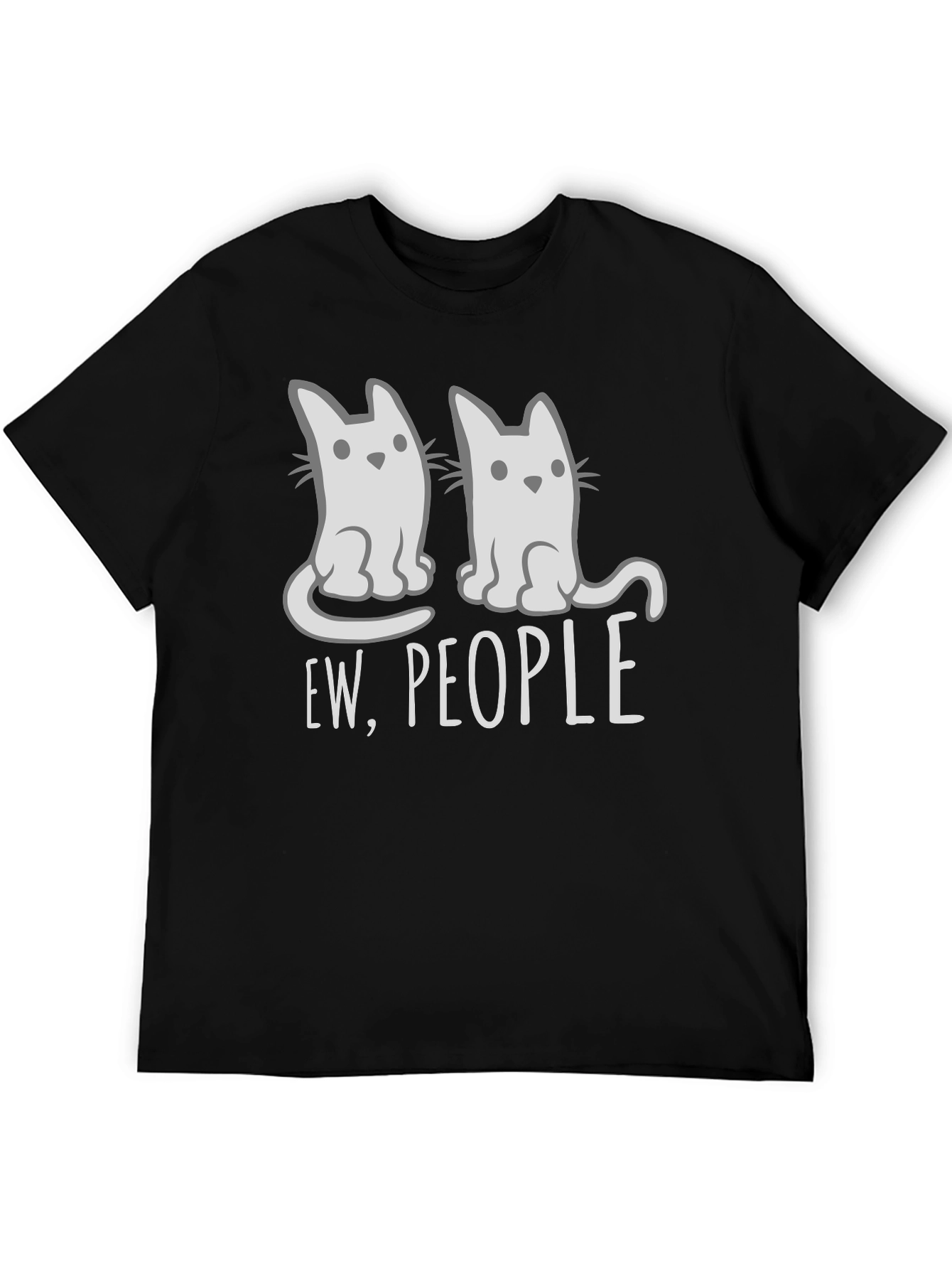 Ew People Cat Graphic T-Shirt