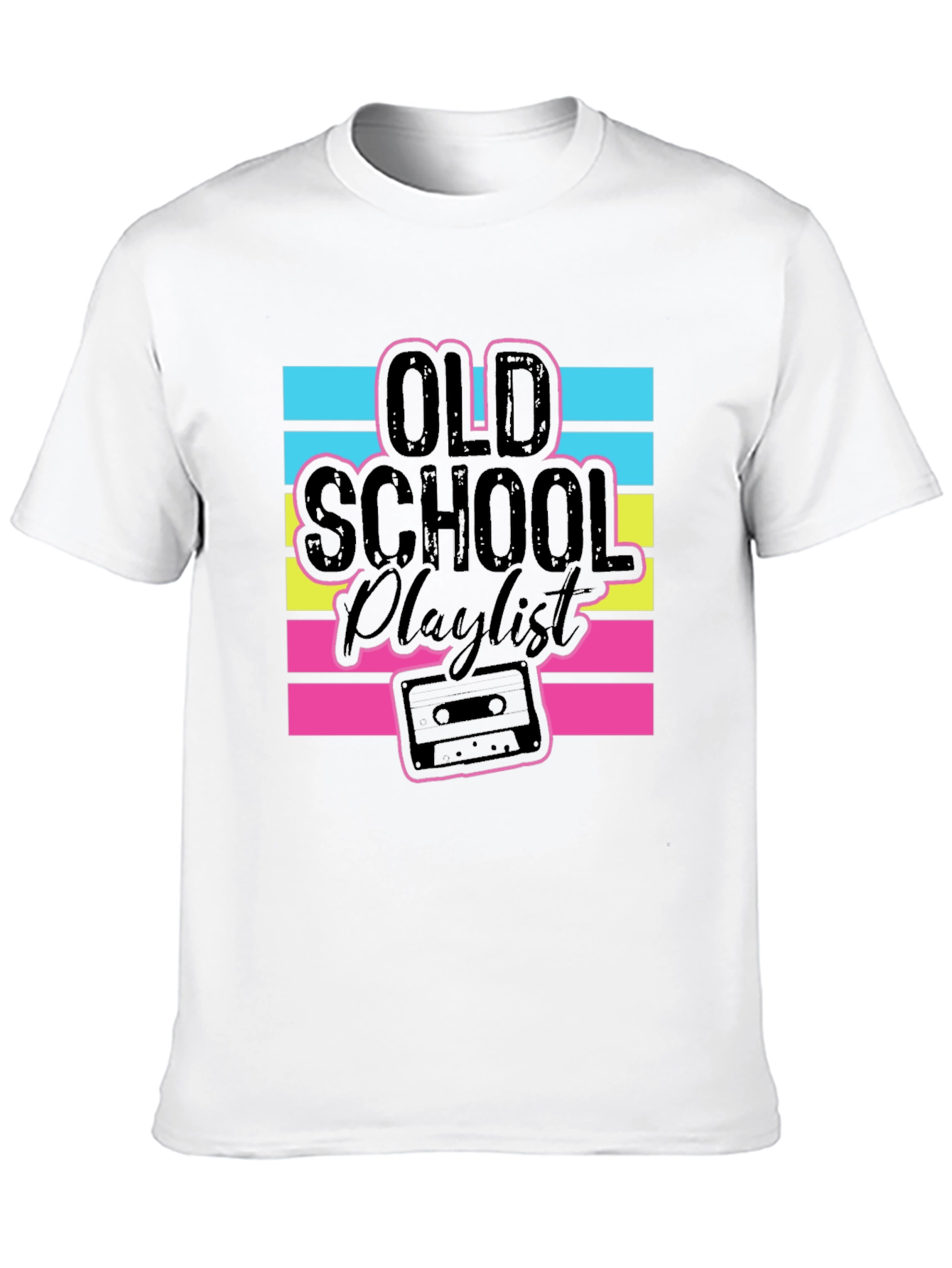 Old School Playlist Graphic T-Shirt