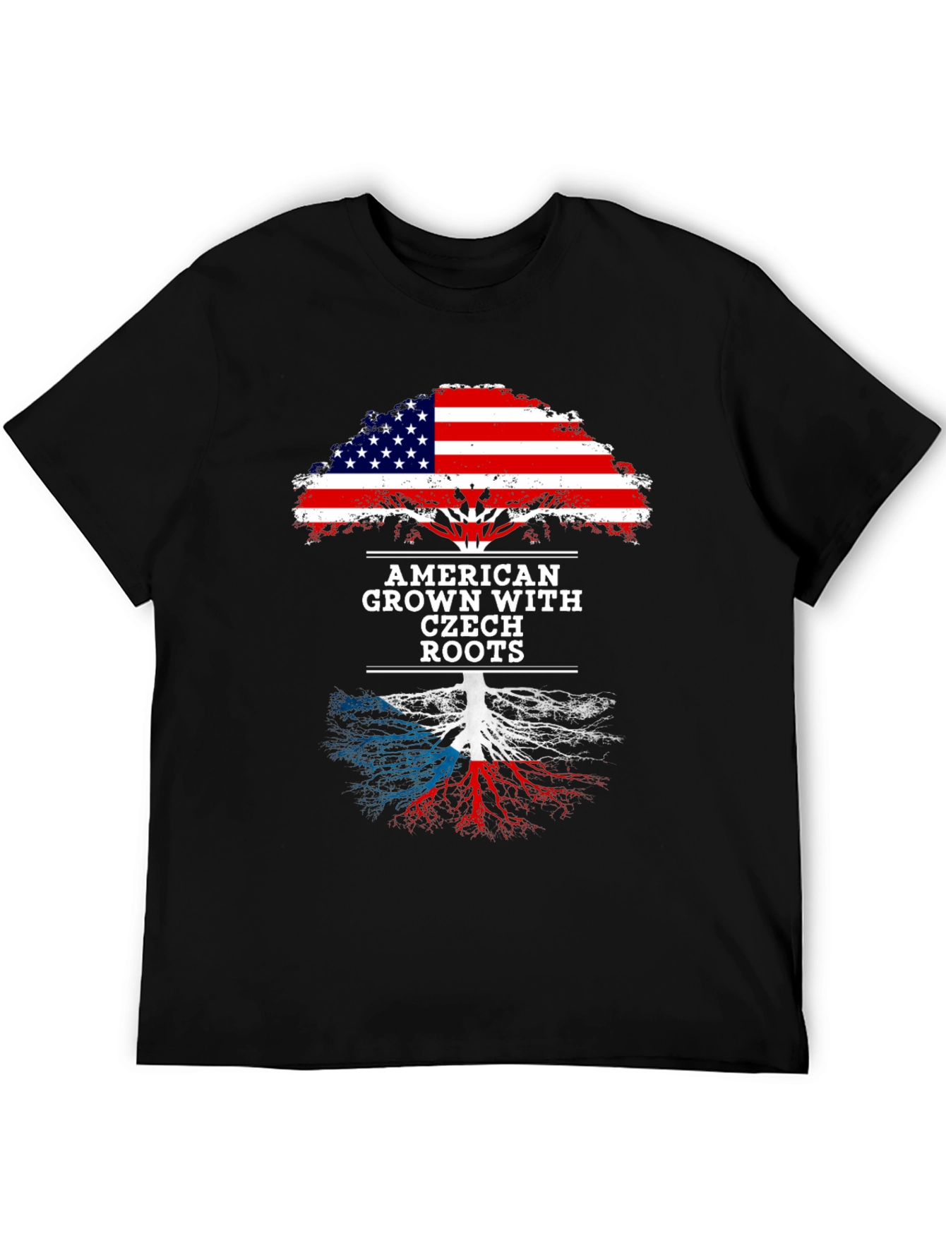 American Grown Czech Roots Tree T-Shirt